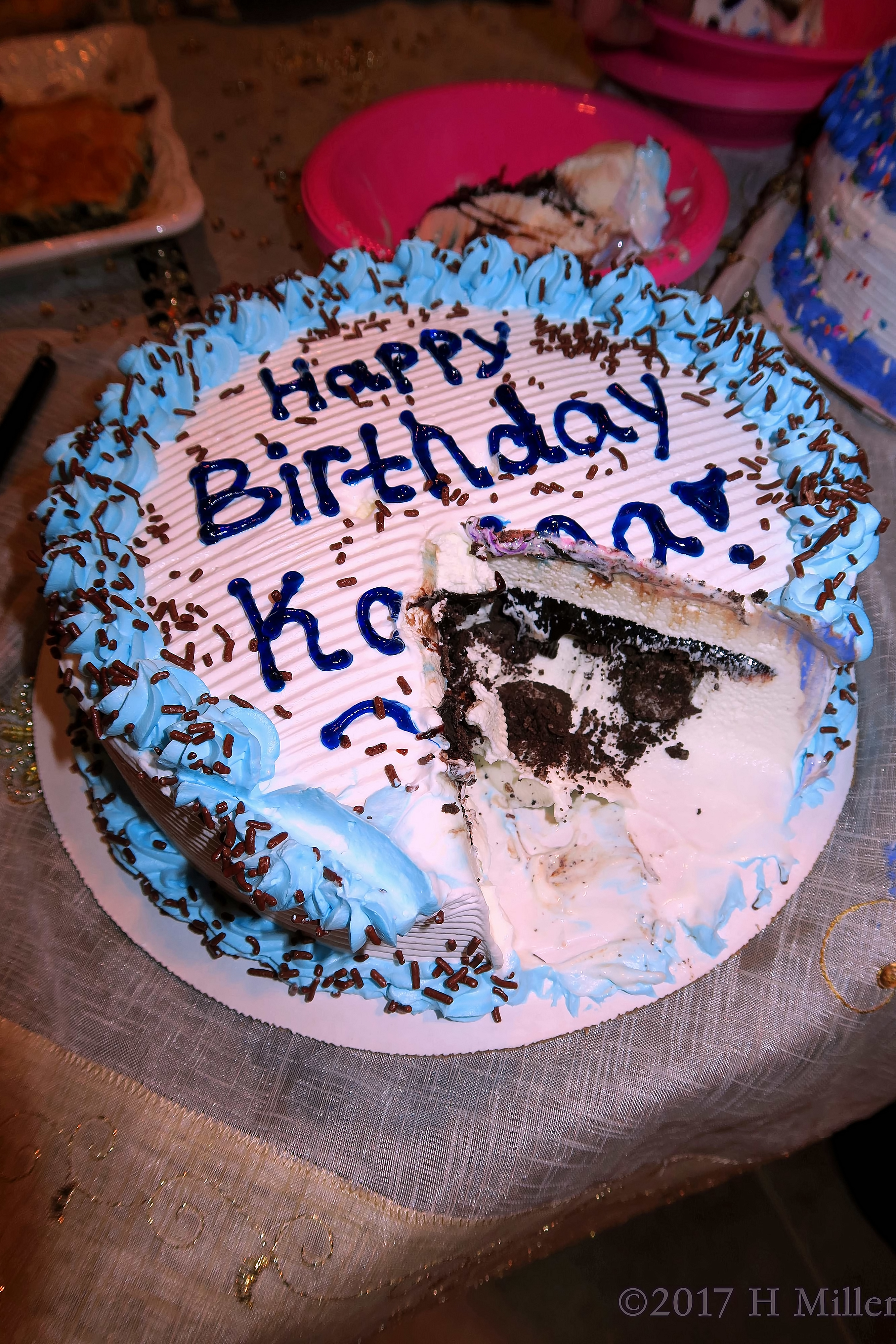 Karina's Spa Birthday Cake, Enjoyed By All The Kids At The Party. Karina's Spa Birthday Cake, Enjoyed By All The Kids At The Party.