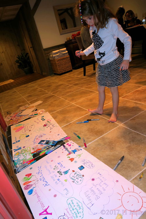 Checking Out The Spa Birthday Cards Everyone Designed. Checking Out The Spa Birthday Cards Everyone Designed.