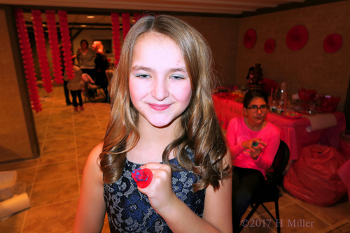 Karina, One Of The Birthday Girls, Enjoying Her Ring Pop! Karina, One Of The Birthday Girls, Enjoying Her Ring Pop!