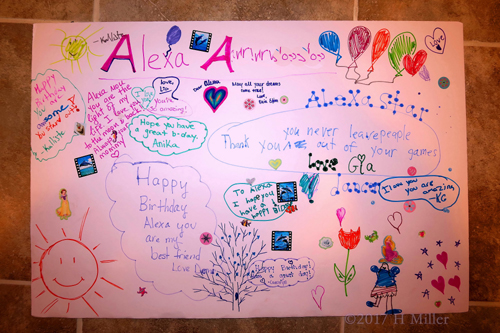 The Awesome Spa Birthday Card For Alexa!
