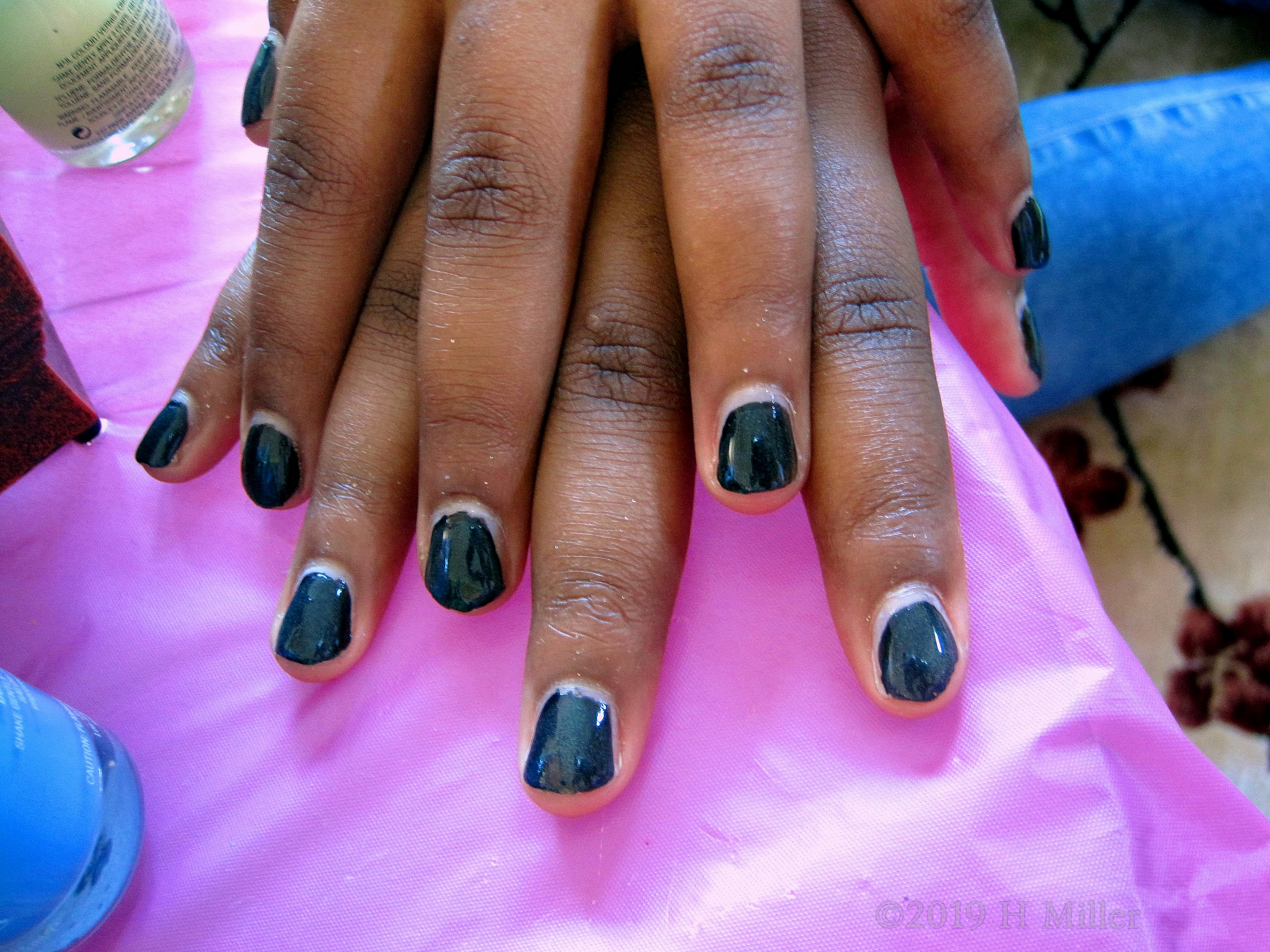 Glistening Black Nail Polish For Kids Mani! Glistening Black Nail Polish For Kids Mani!
