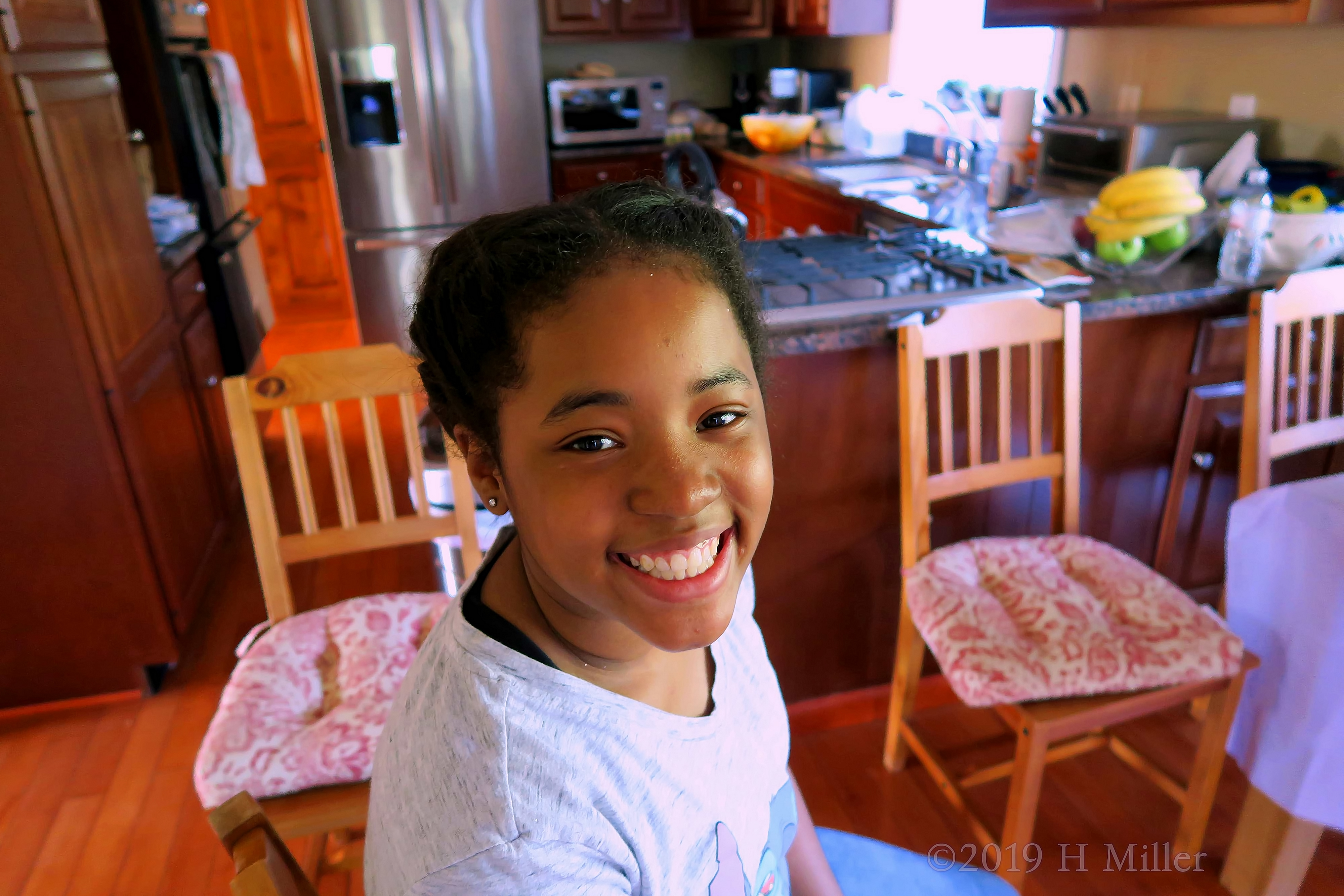 Smiling Big While Enjoying Spa Activities At Alisha's Spa Birthday Party. Smiling Big While Enjoying Spa Activities At Alisha's Spa Birthday Party.