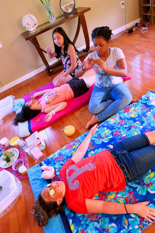 Kids Facials Are The Most Fun Part Of The Girls Spa Party. Kids Facials Are The Most Fun Part Of The Girls Spa Party.