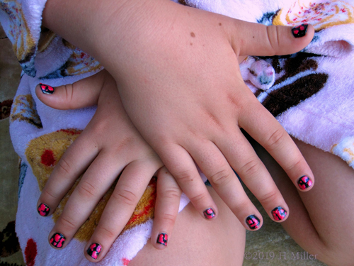 Such A Pretty Animal Print Kids Nail Art Such A Pretty Animal Print Kids Nail Art