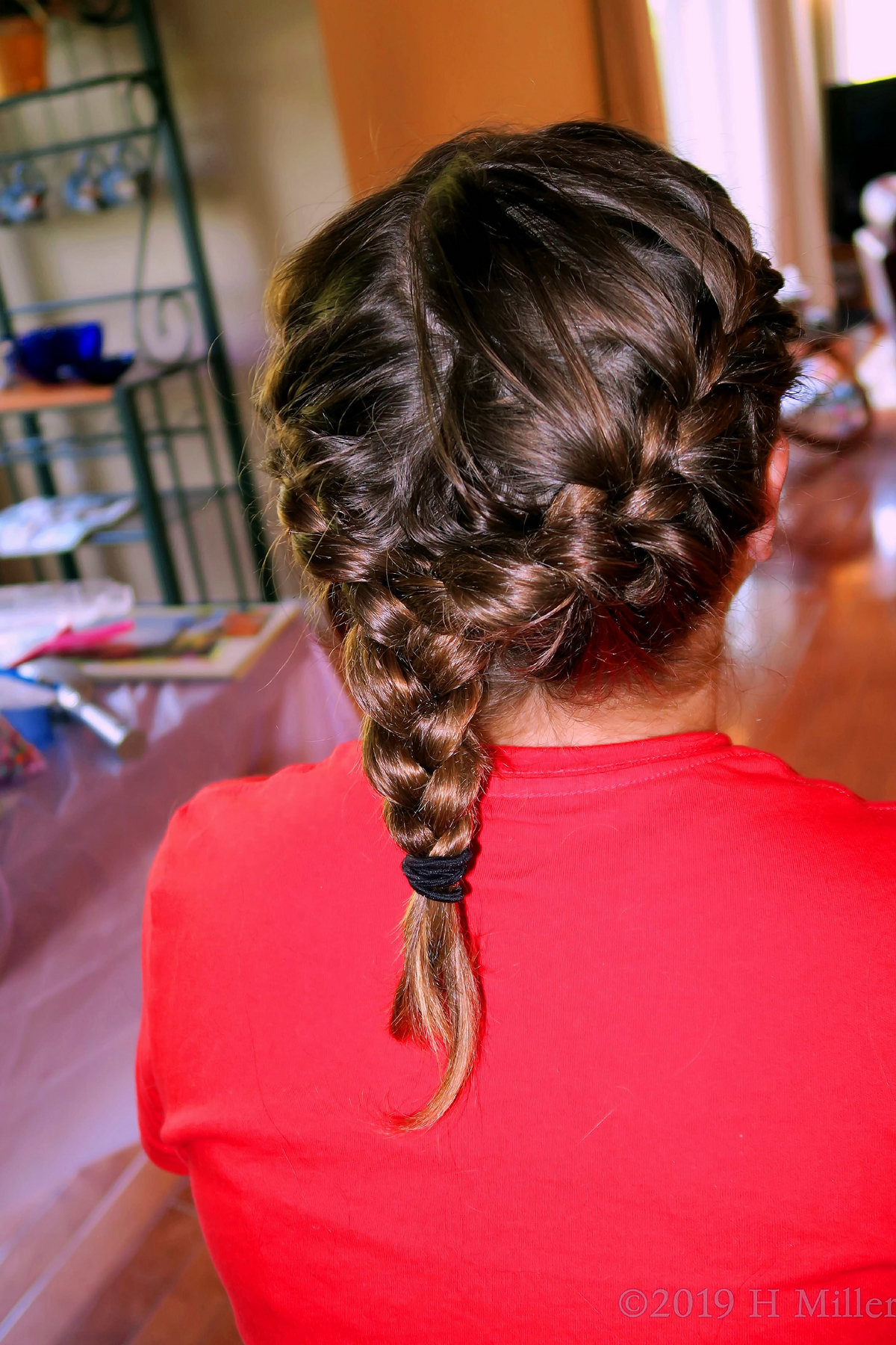 Pretty Girls Hairstyle, In Hairstyling Session At The Kids Spa! 