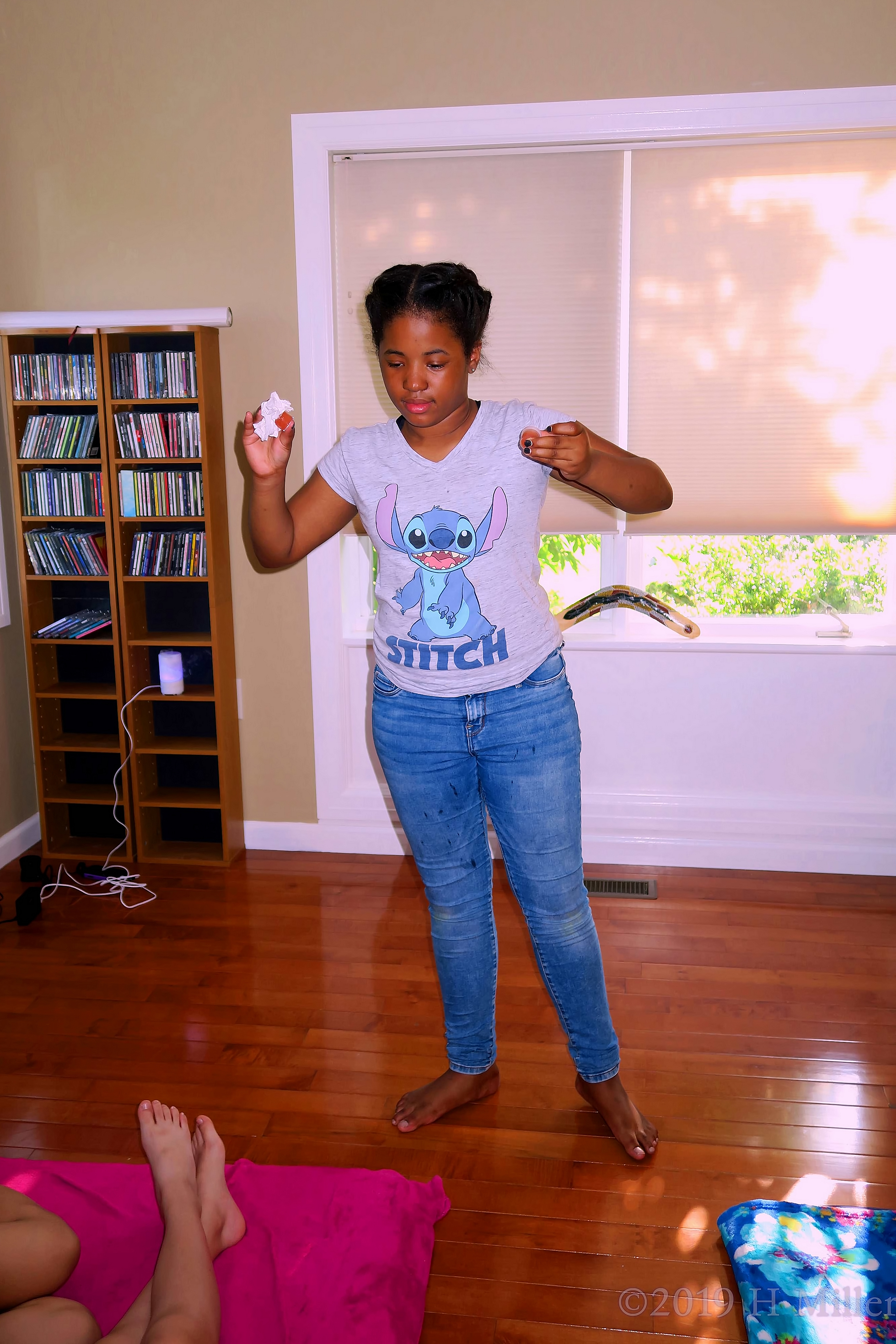 Having Fun At The Kids Spa Party! Having Fun At The Kids Spa Party!