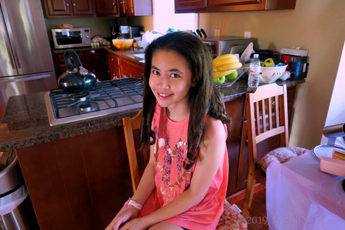 Curled Kids Hairstyle Looks Great On Alisha. Curled Kids Hairstyle Looks Great On Alisha.