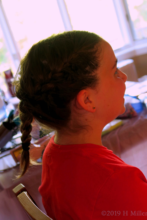 High Braid Really Looks Neat And Tidy For The Kids Hairstyle!