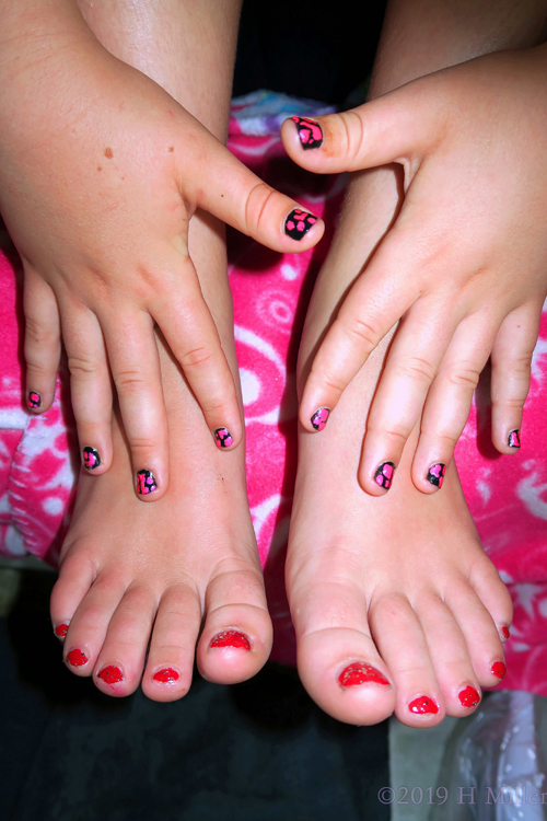 Look At My Amazingly Done Girls Mani And Pedi!