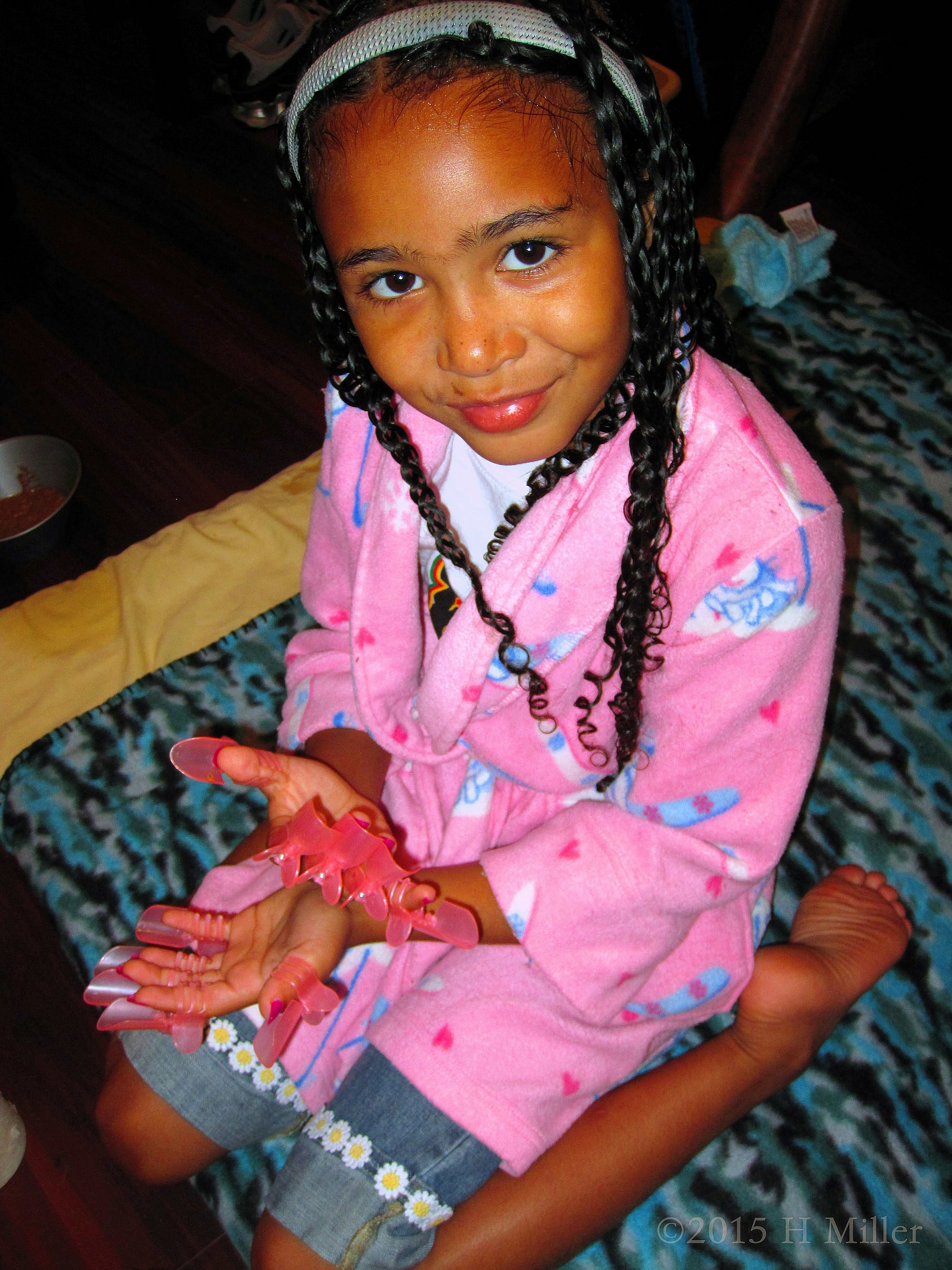 Patiently Waiting For Her Nails To Dry. Patiently Waiting For Her Nails To Dry.
