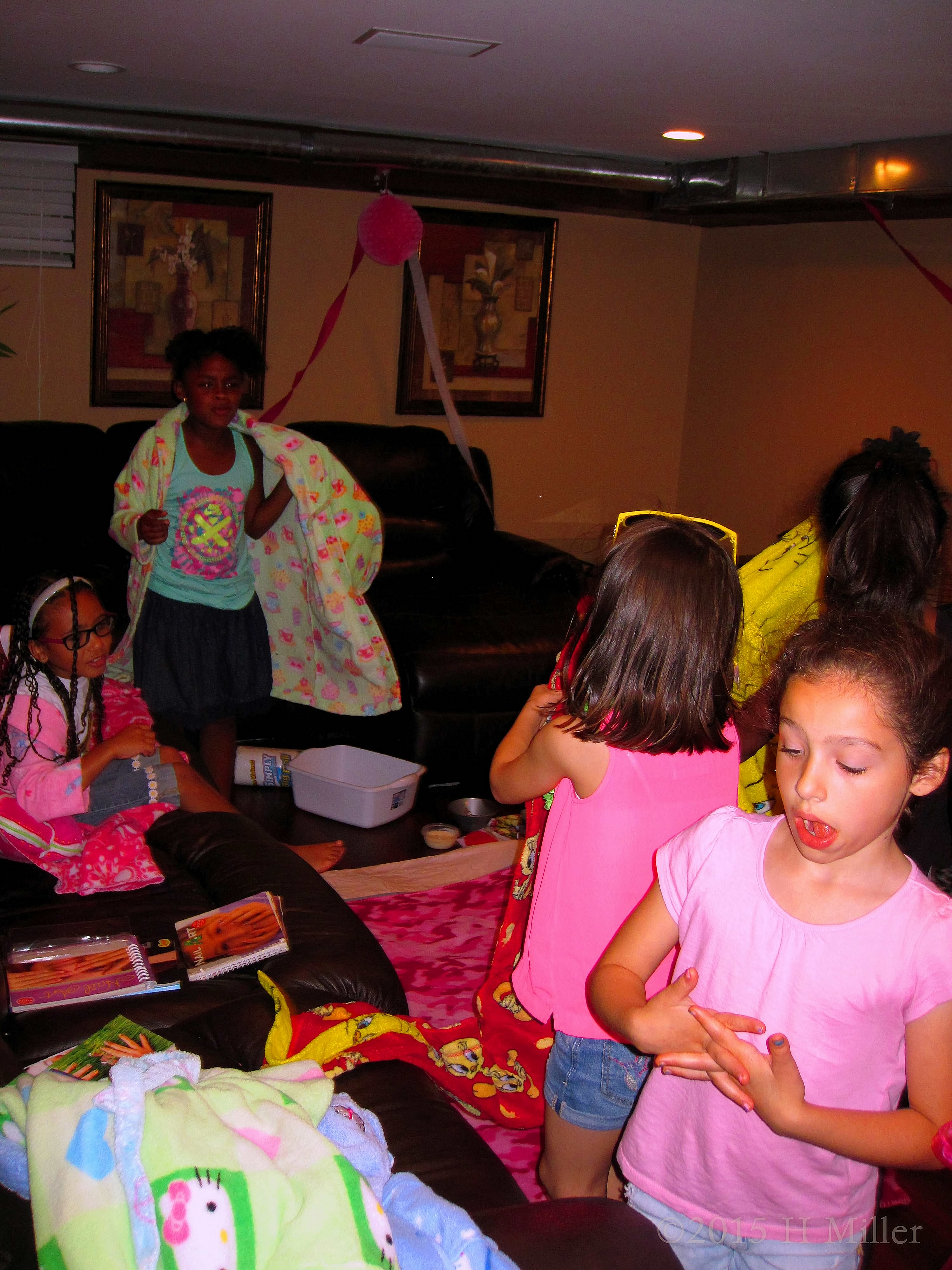 Putting On The Spa Robes. Putting On The Spa Robes.