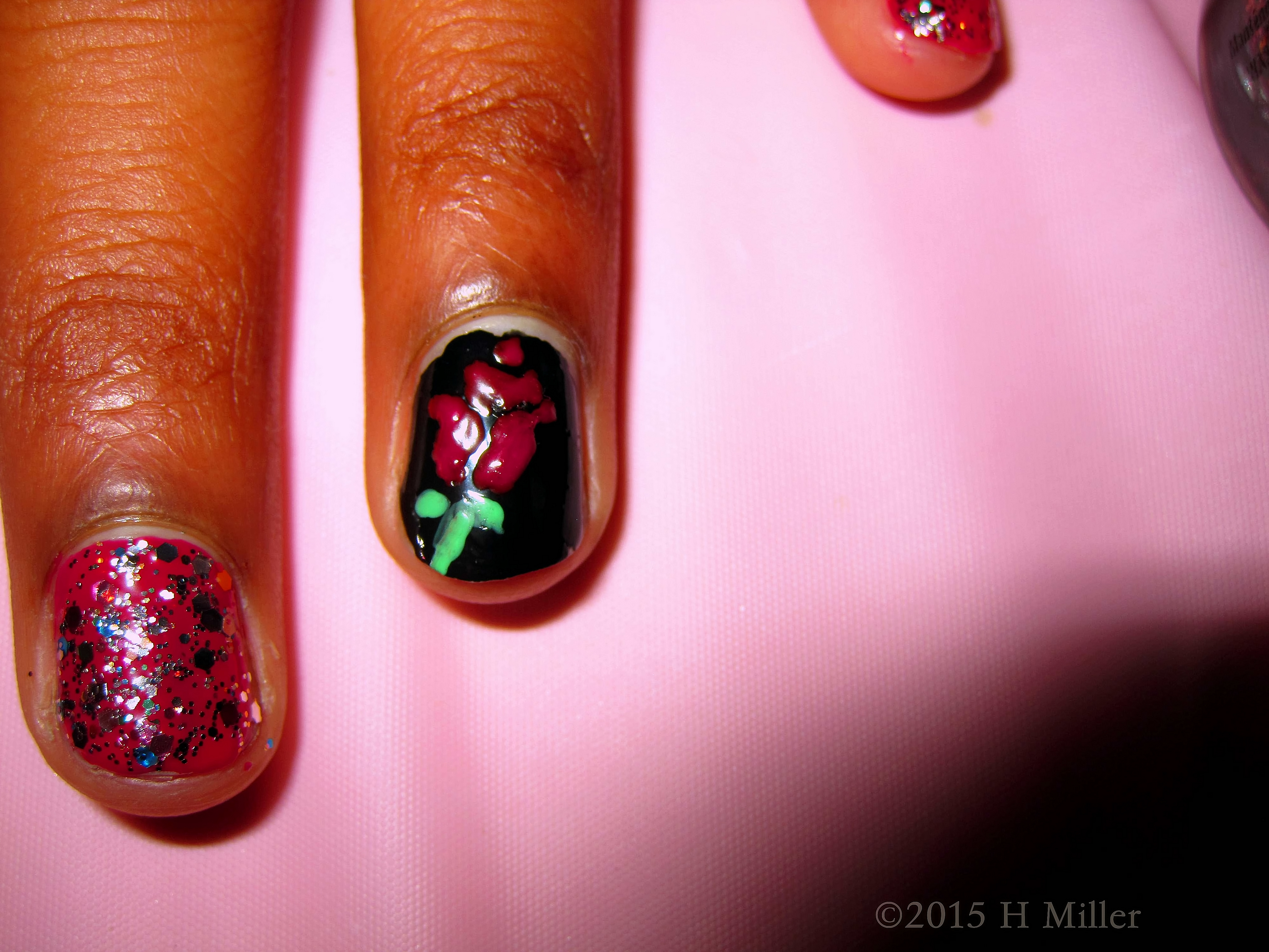 Red Rose Nail Art Graphics. Red Rose Nail Art Graphics.