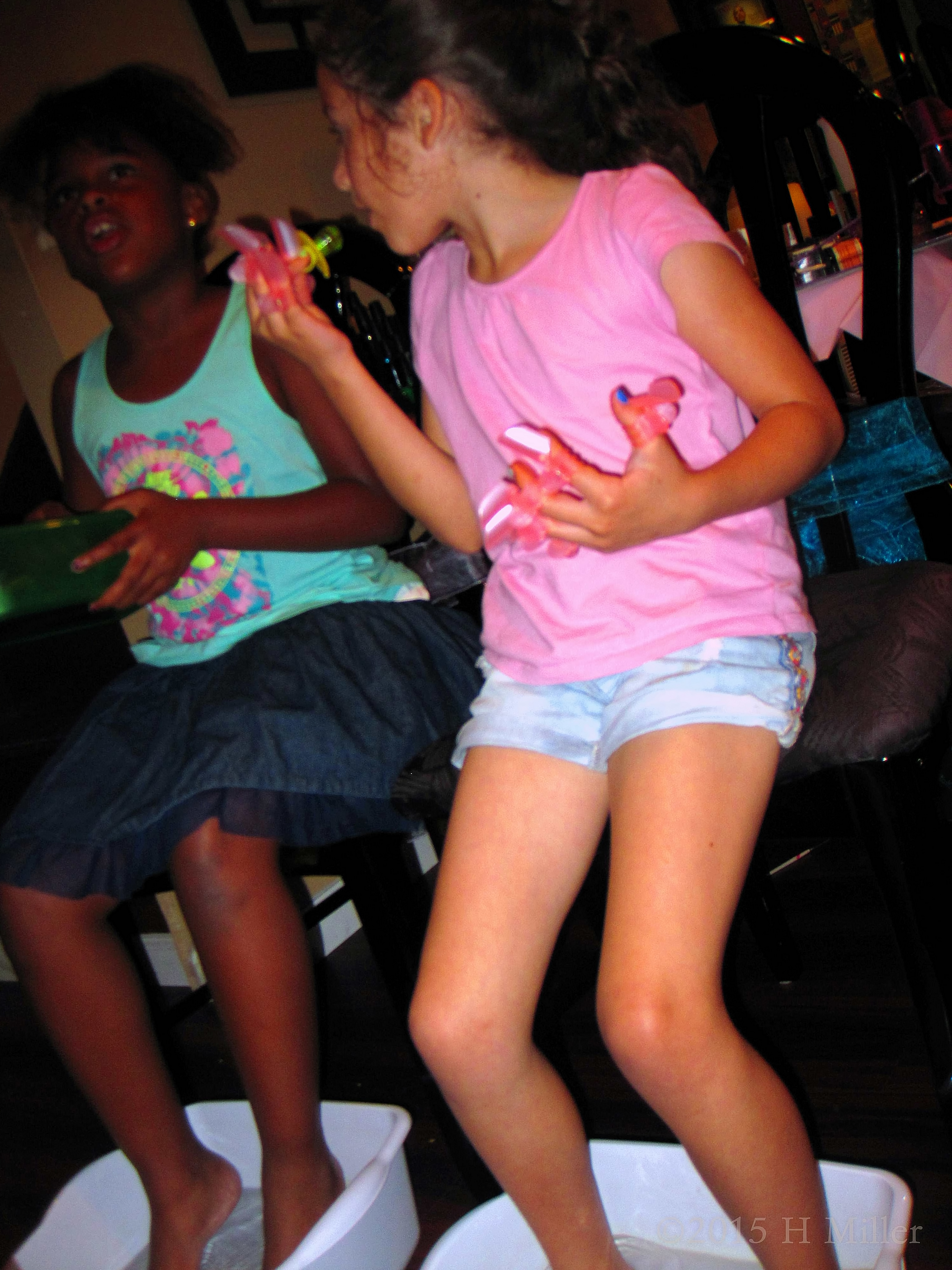 Chatting During The Foot Bath. Chatting During The Foot Bath.