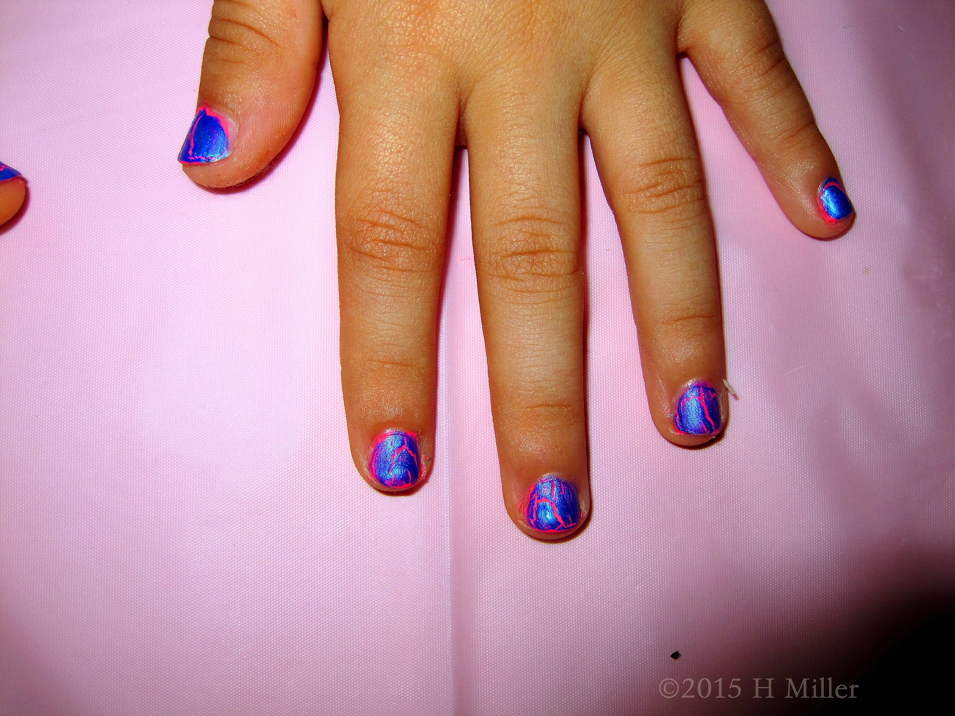 Crazy Cool! Hot Pink And Blue OPI Shatter Nail Polish. Crazy Cool! Hot Pink And Blue OPI Shatter Nail Polish.