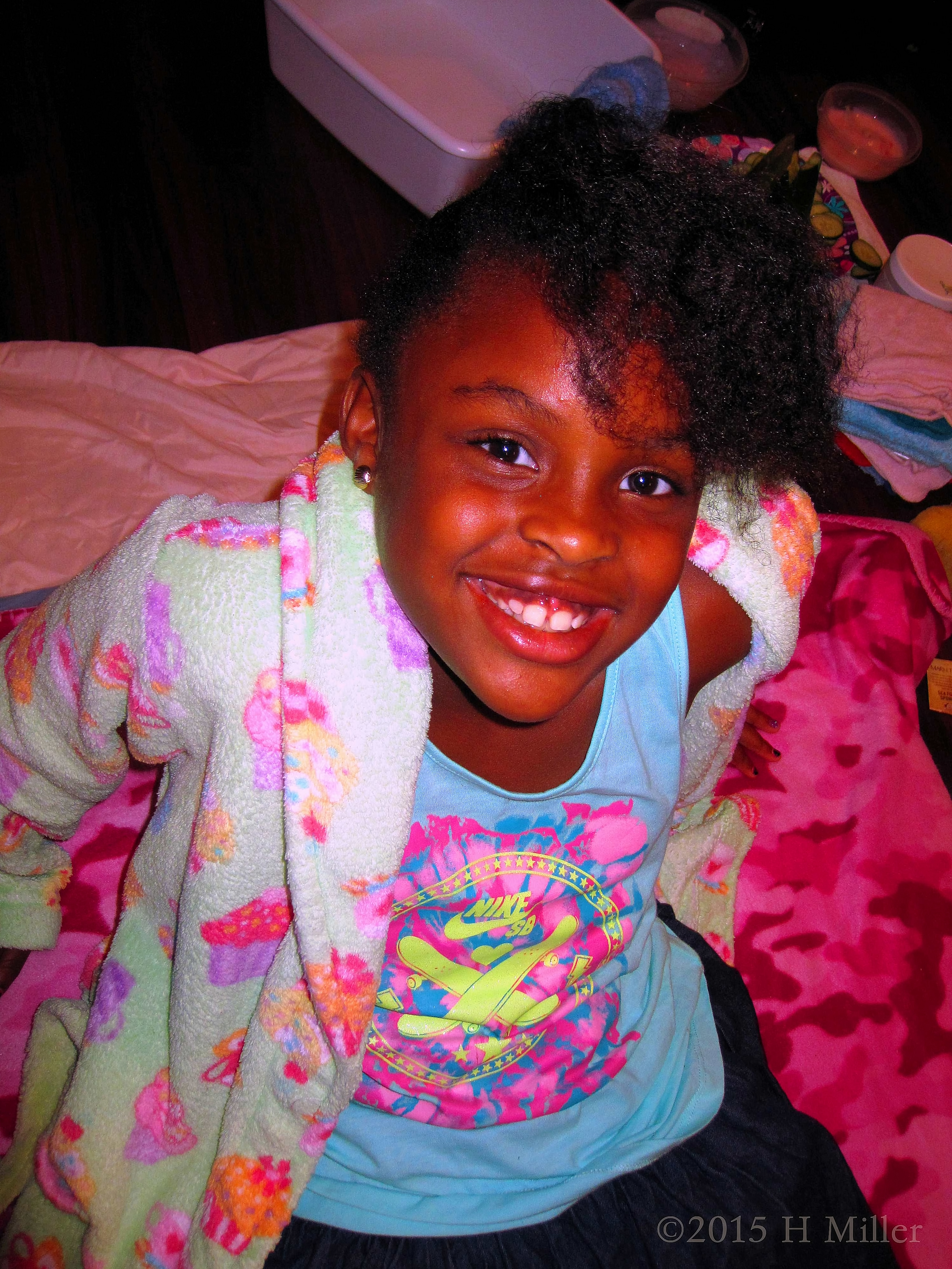 Having Fun At The Home Spa Party. Having Fun At The Home Spa Party.