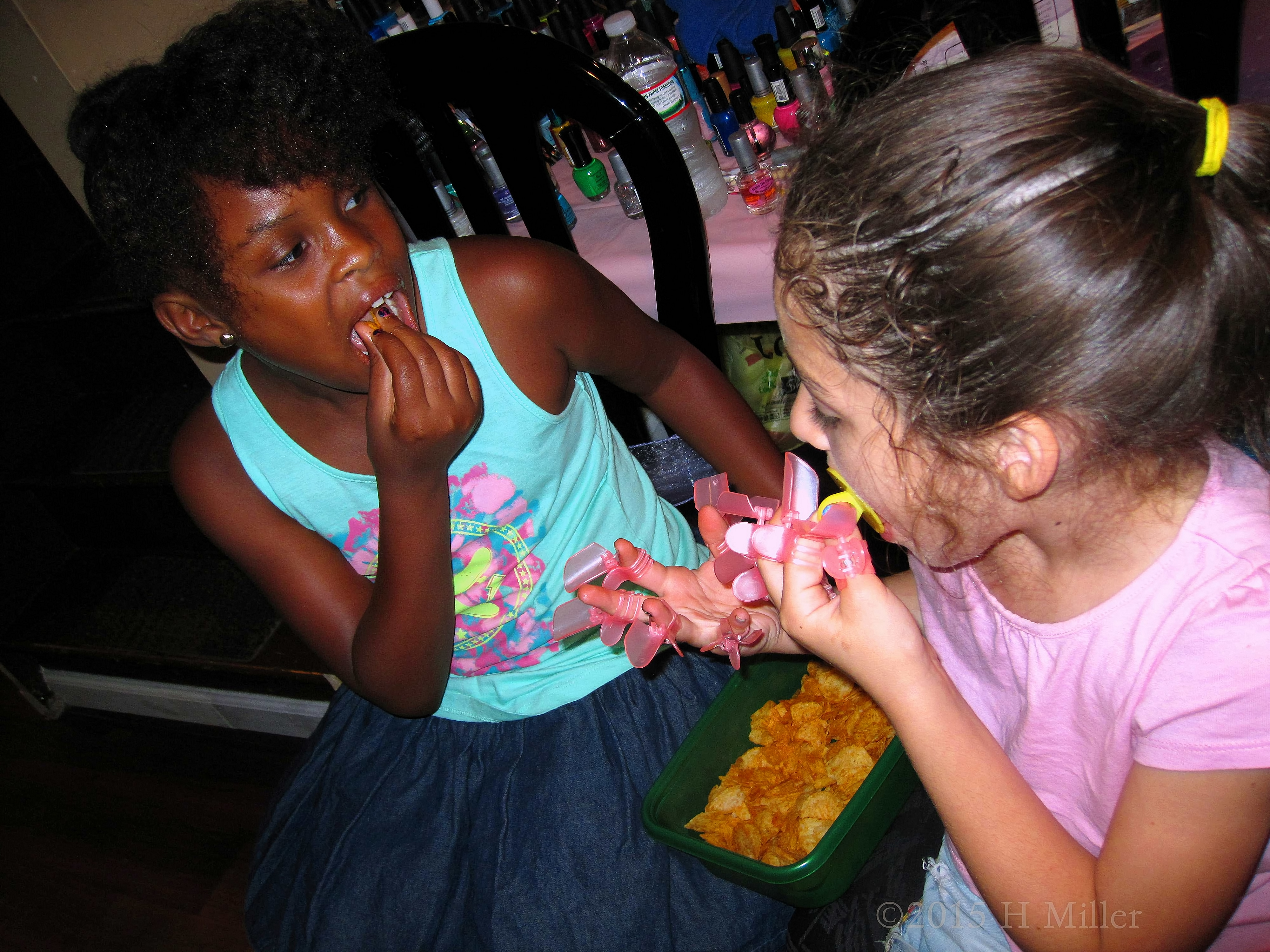 It Takes Skill To Eat With Nail Protectors On! It Takes Skill To Eat With Nail Protectors On!