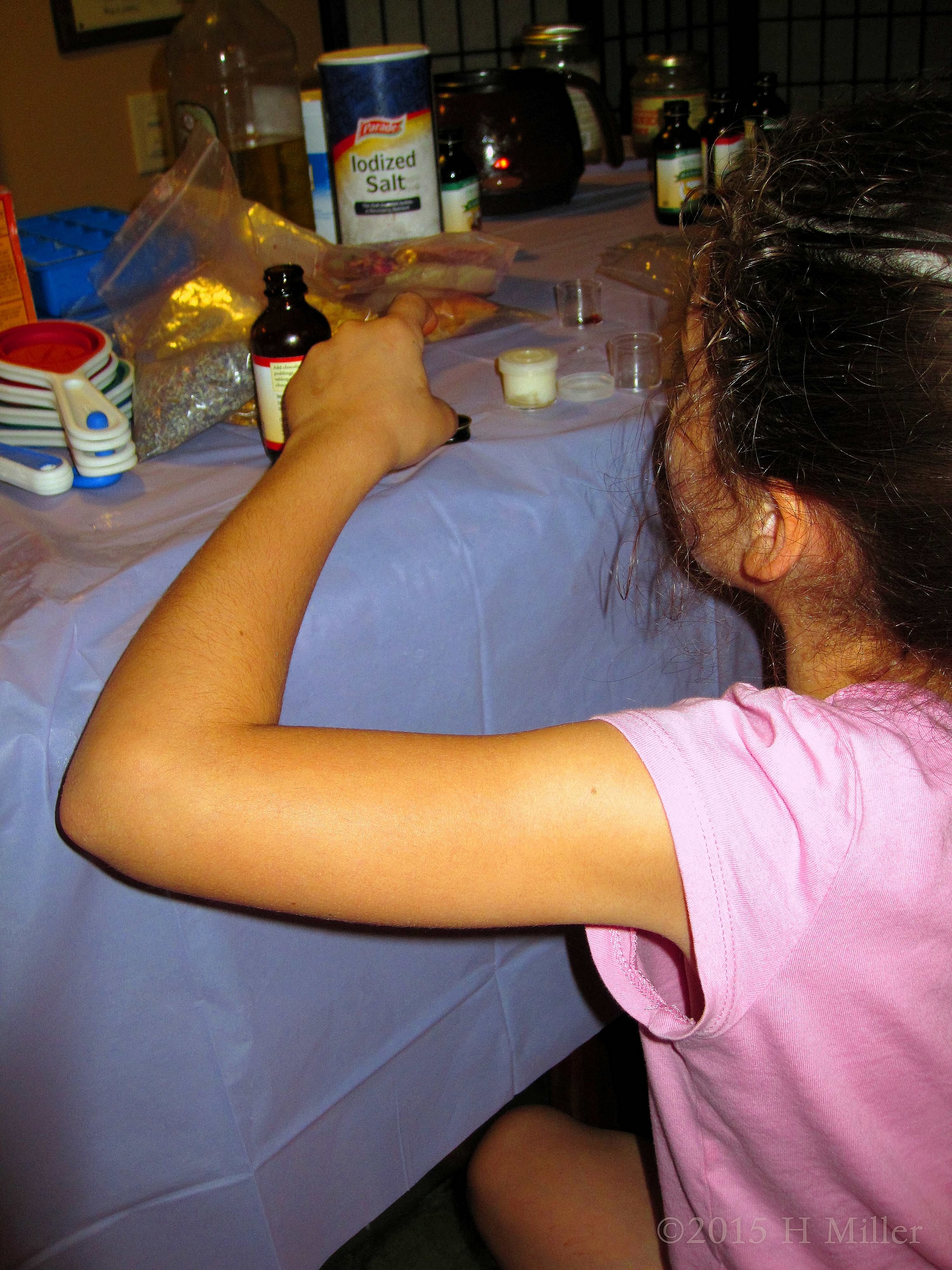 Measuring Out The Flavoring For The Lip Balm Craft. Measuring Out The Flavoring For The Lip Balm Craft.