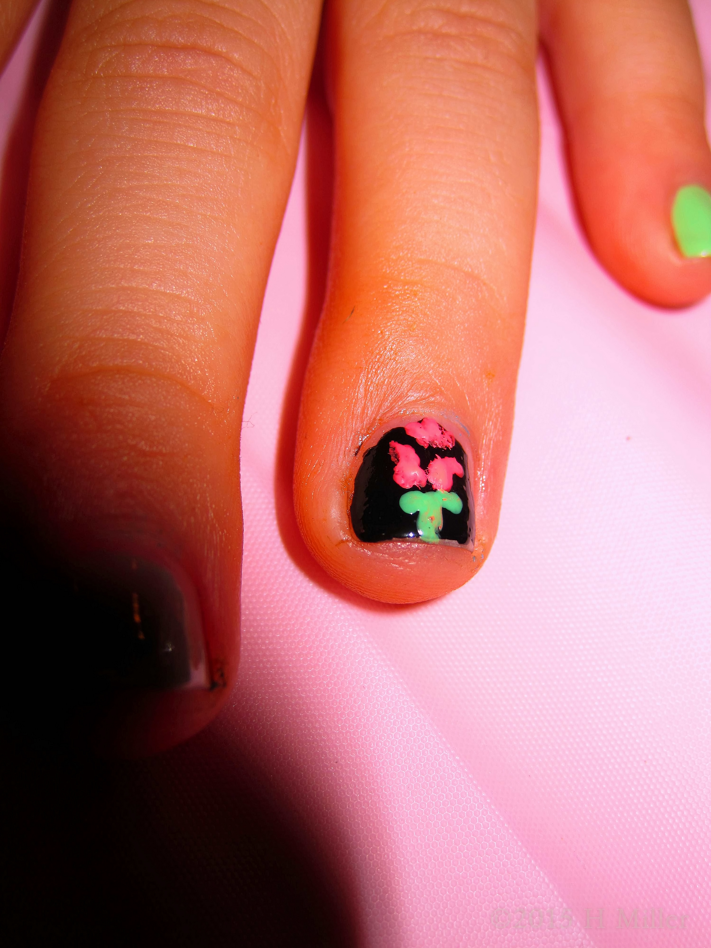 Rose Nail Art. Rose Nail Art.