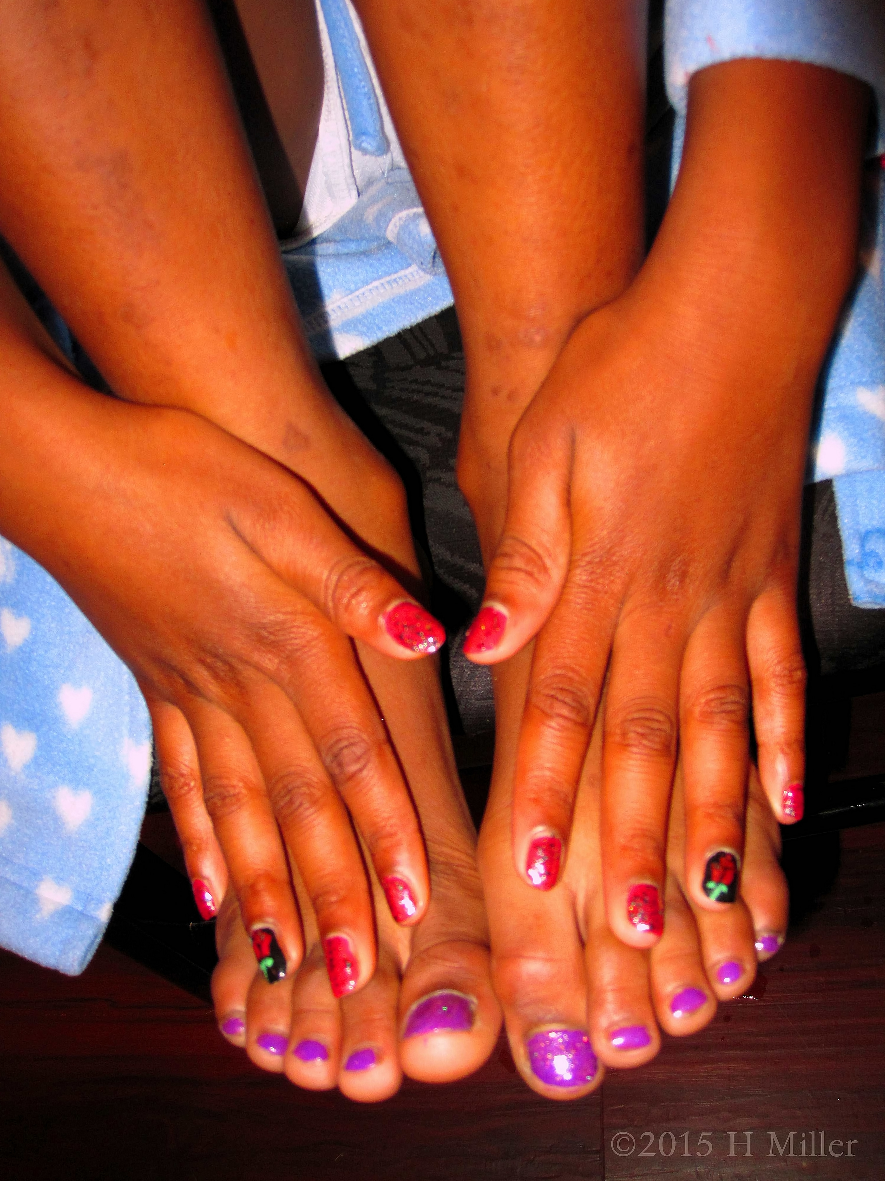 Roses, Lavernder Toenails, And Some Hot Pink! Roses, Lavernder Toenails, And Some Hot Pink!