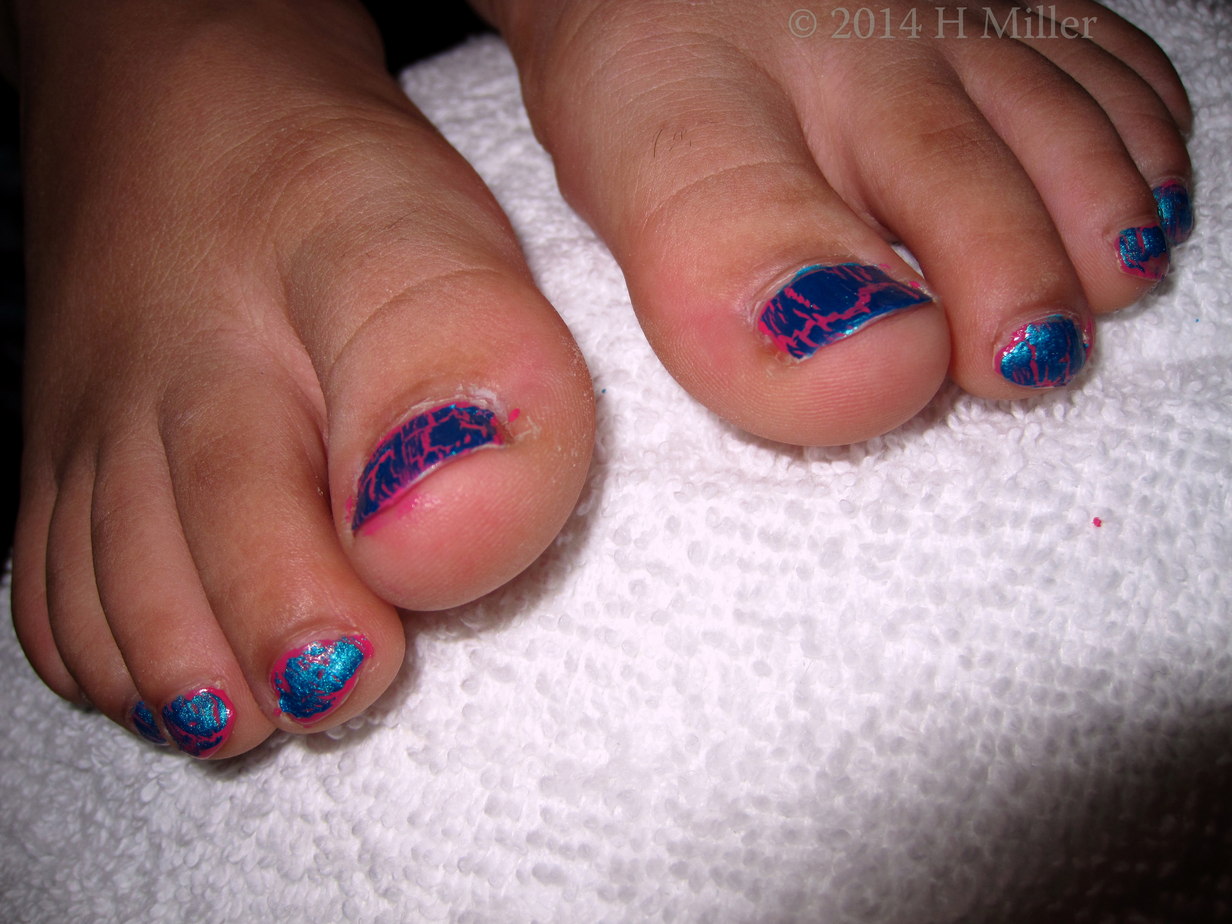 Crazy Color Combo Kids Nail Art!! Crazy Color Combo Kids Nail Art!!