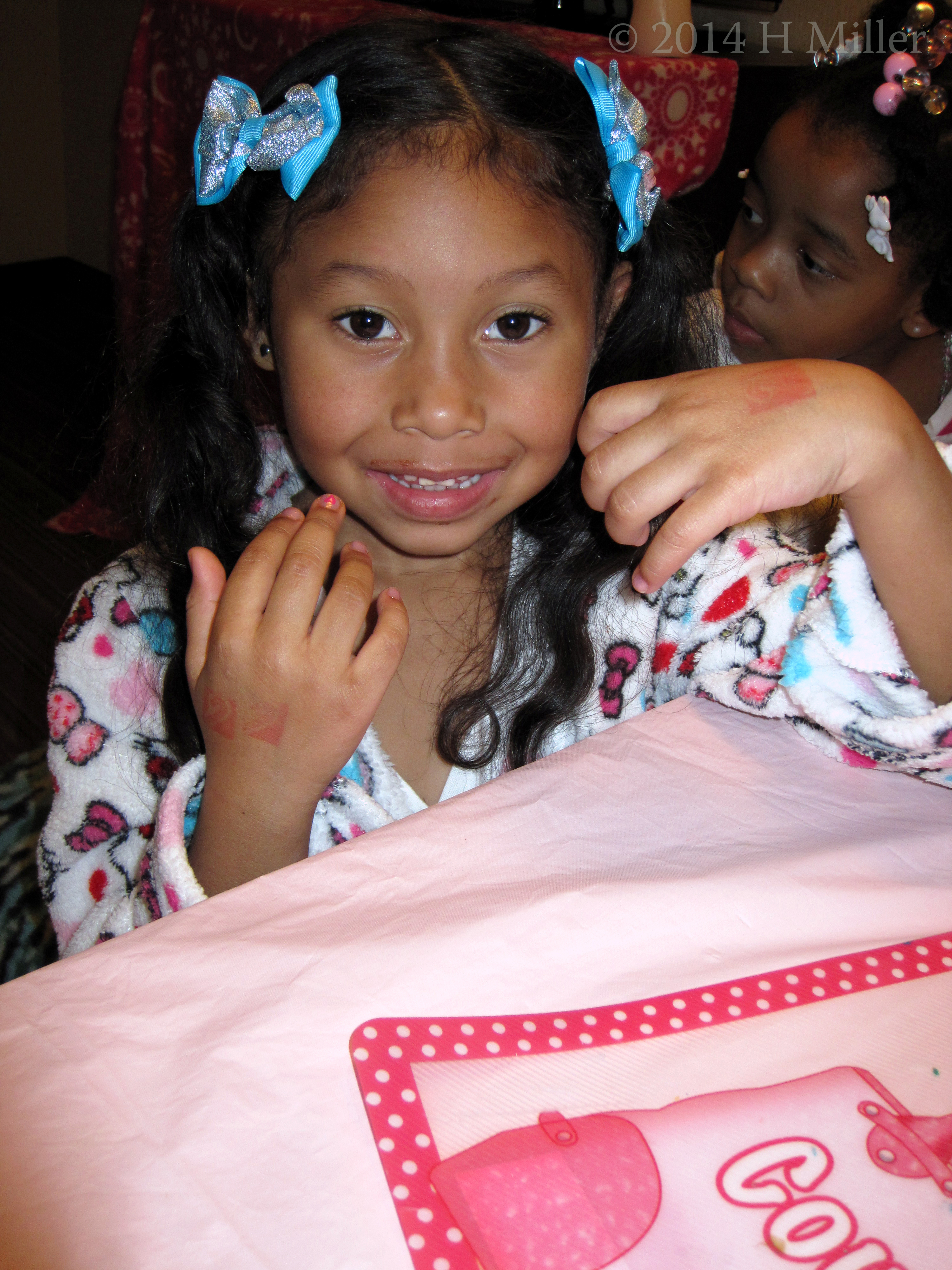 Getting Nails Done At Aniyah's Hotel Spa Party Getting Nails Done At Aniyah's Hotel Spa Party