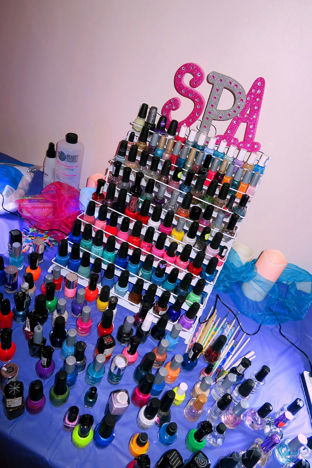 The Kids Nail Spa Is All Ready With Lots Of Nail Polish Colors! 