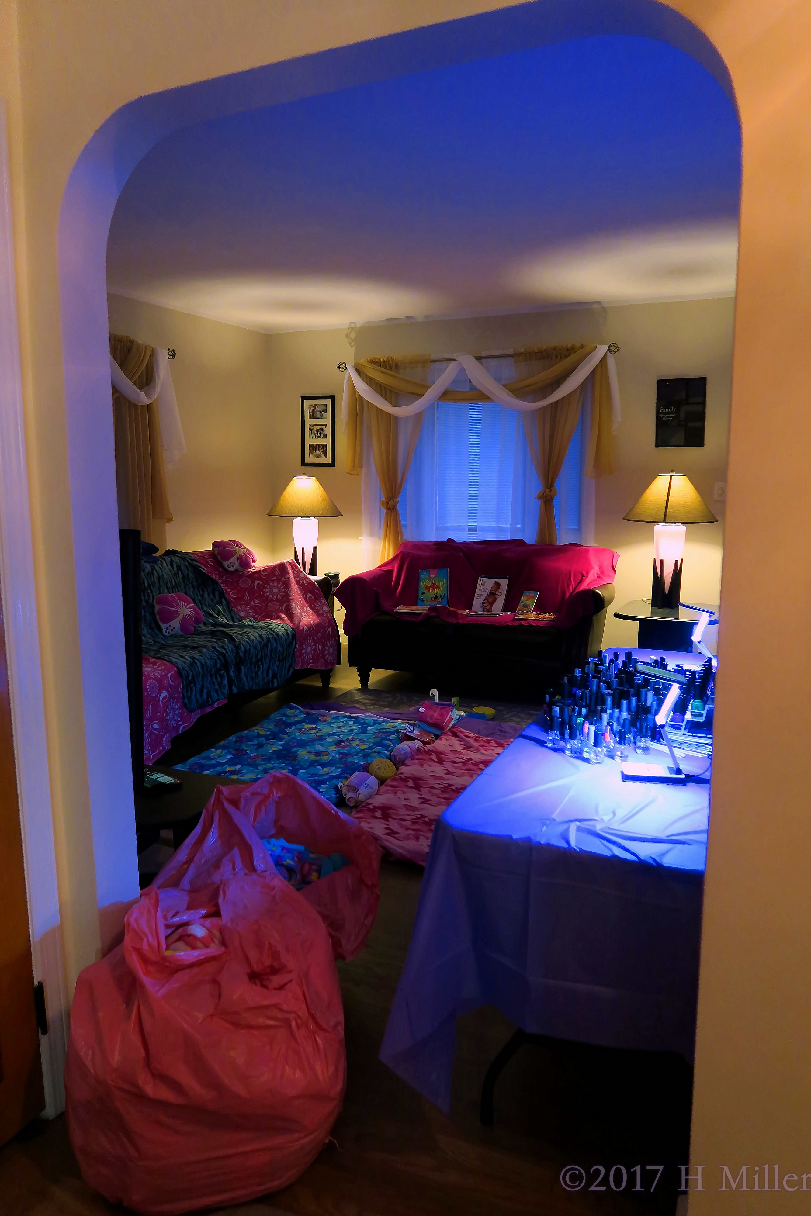 A Long View Of The Kids Spa. A Long View Of The Kids Spa.