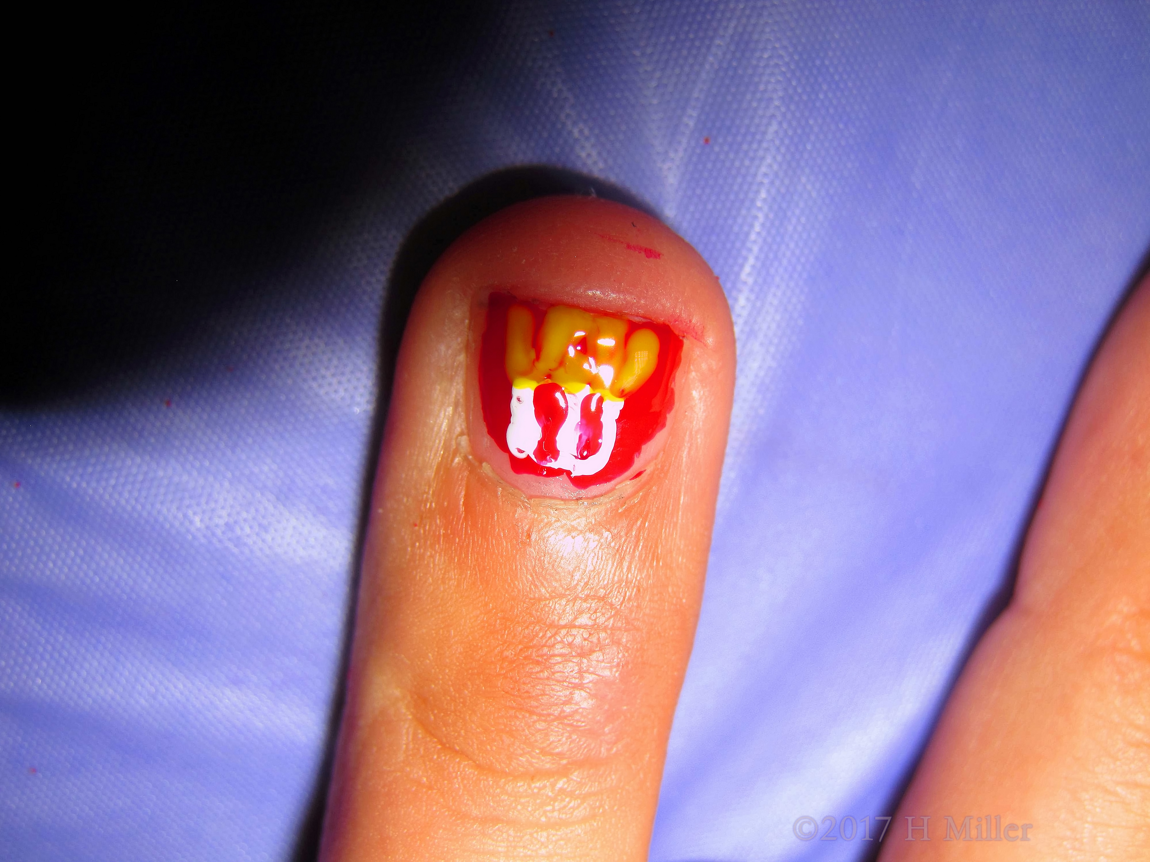 More French Fries Nail Art! More French Fries Nail Art!