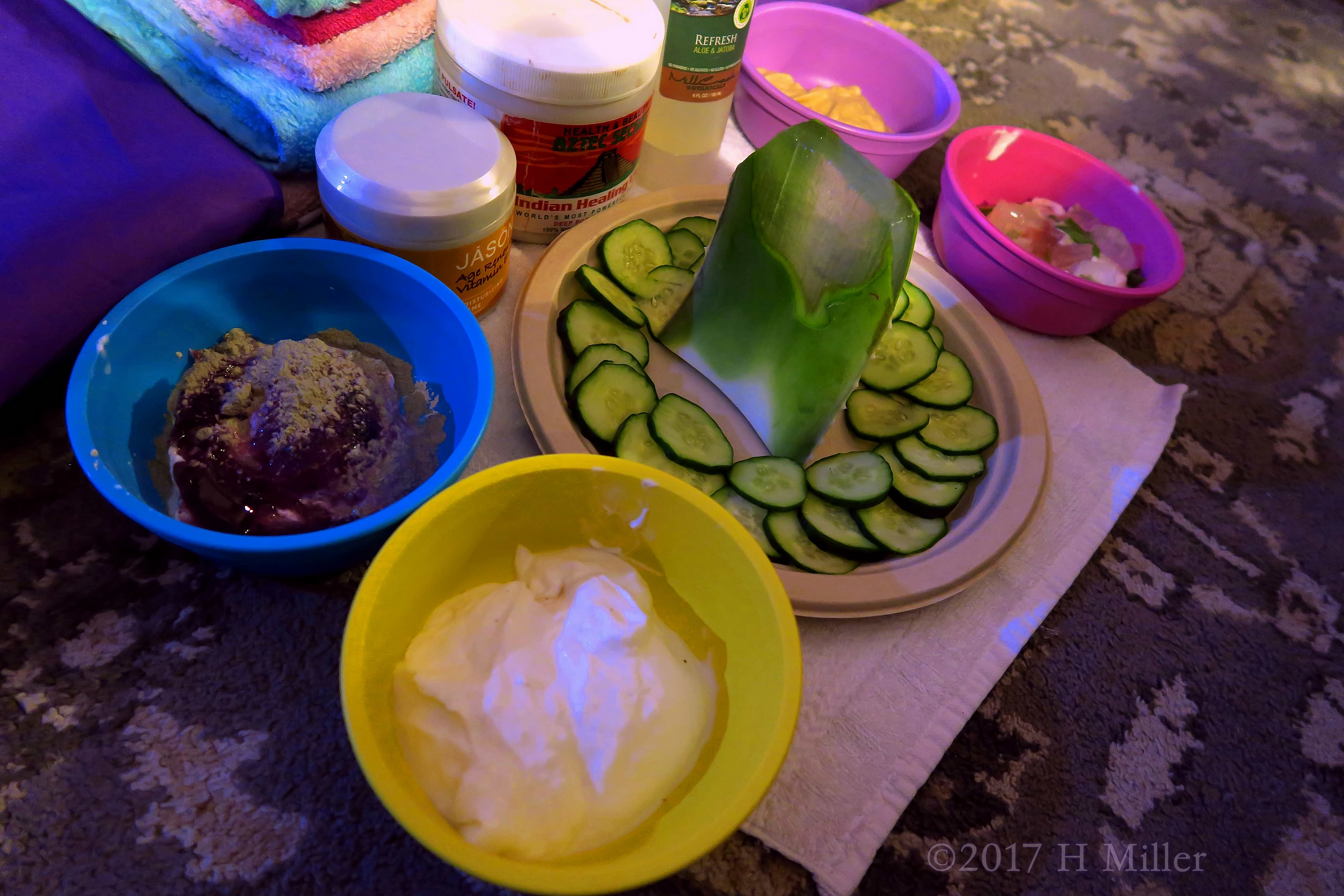 The Cukes And Aloe Are Ready For Relaxation! 