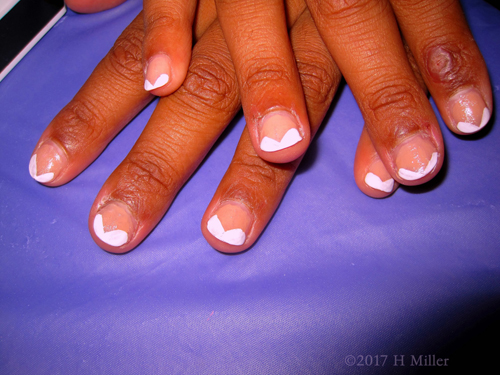 A Lovely And Elegant French Manicure At The Spa For Girls!