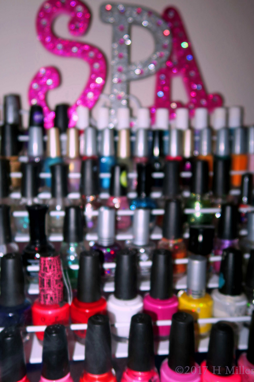 So Many Nail Polish Colors To Choose From At The Nail Spa!