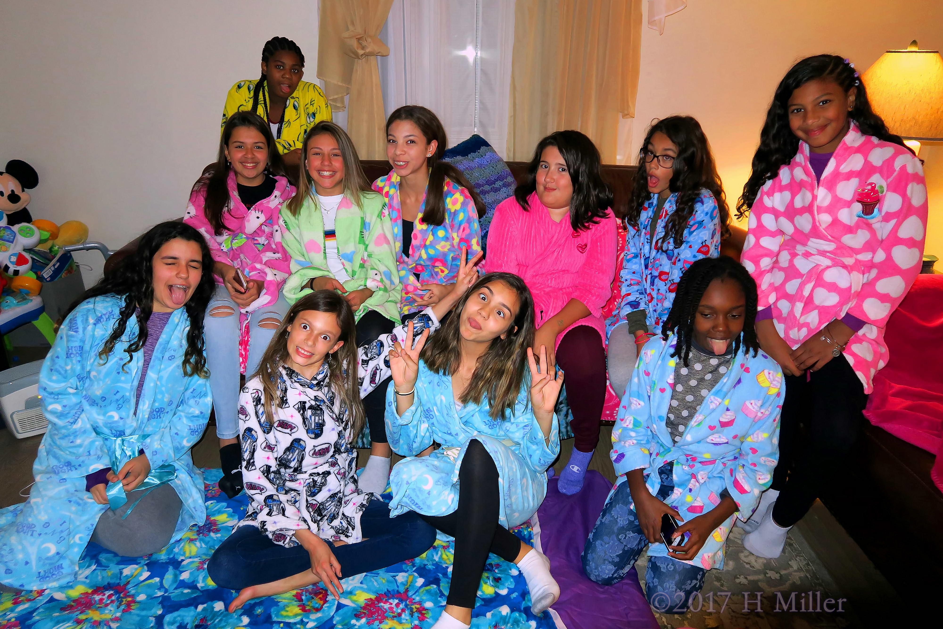 Silly Faces Spa Party Group Photo! Silly Faces Spa Party Group Photo!