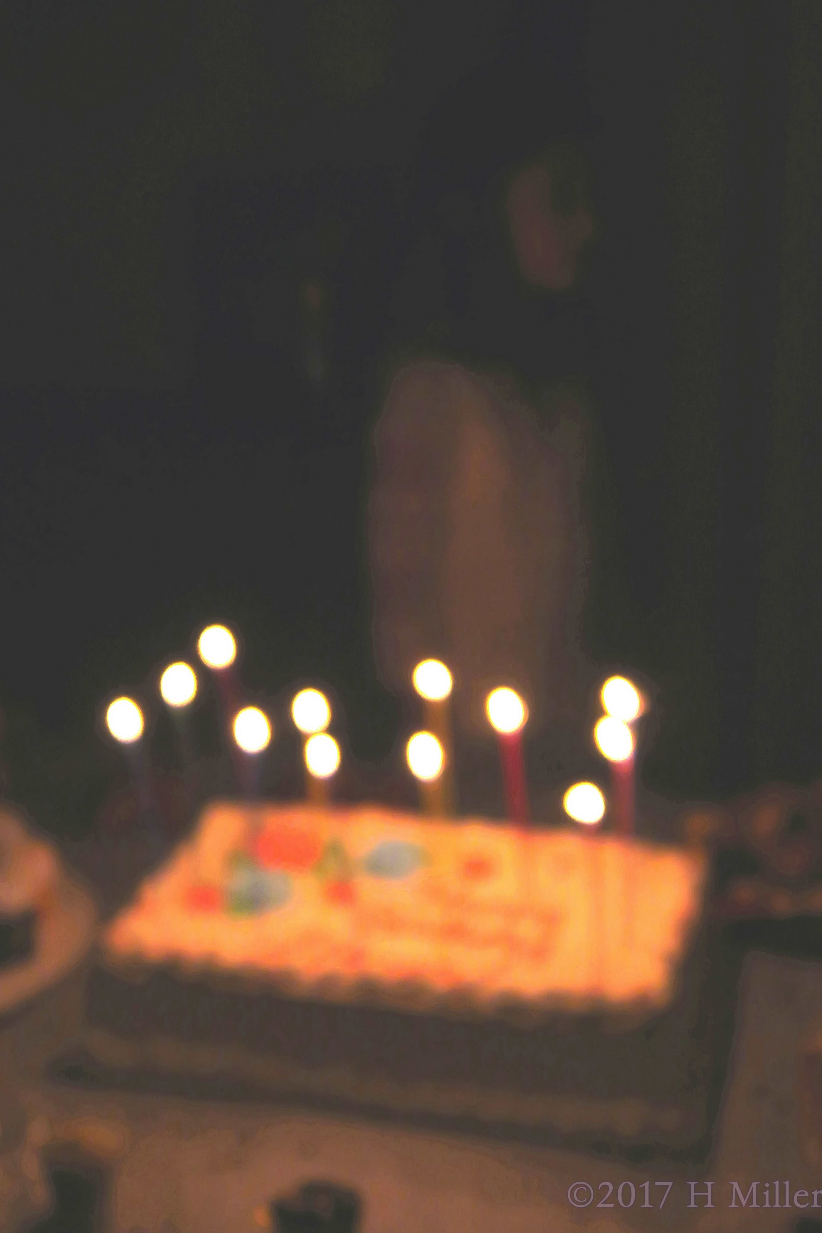 The Candles Are The Only Light In The Room. The Candles Are The Only Light In The Room.