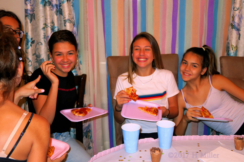 Smiling For The Camera During Pizza! Smiling For The Camera During Pizza!