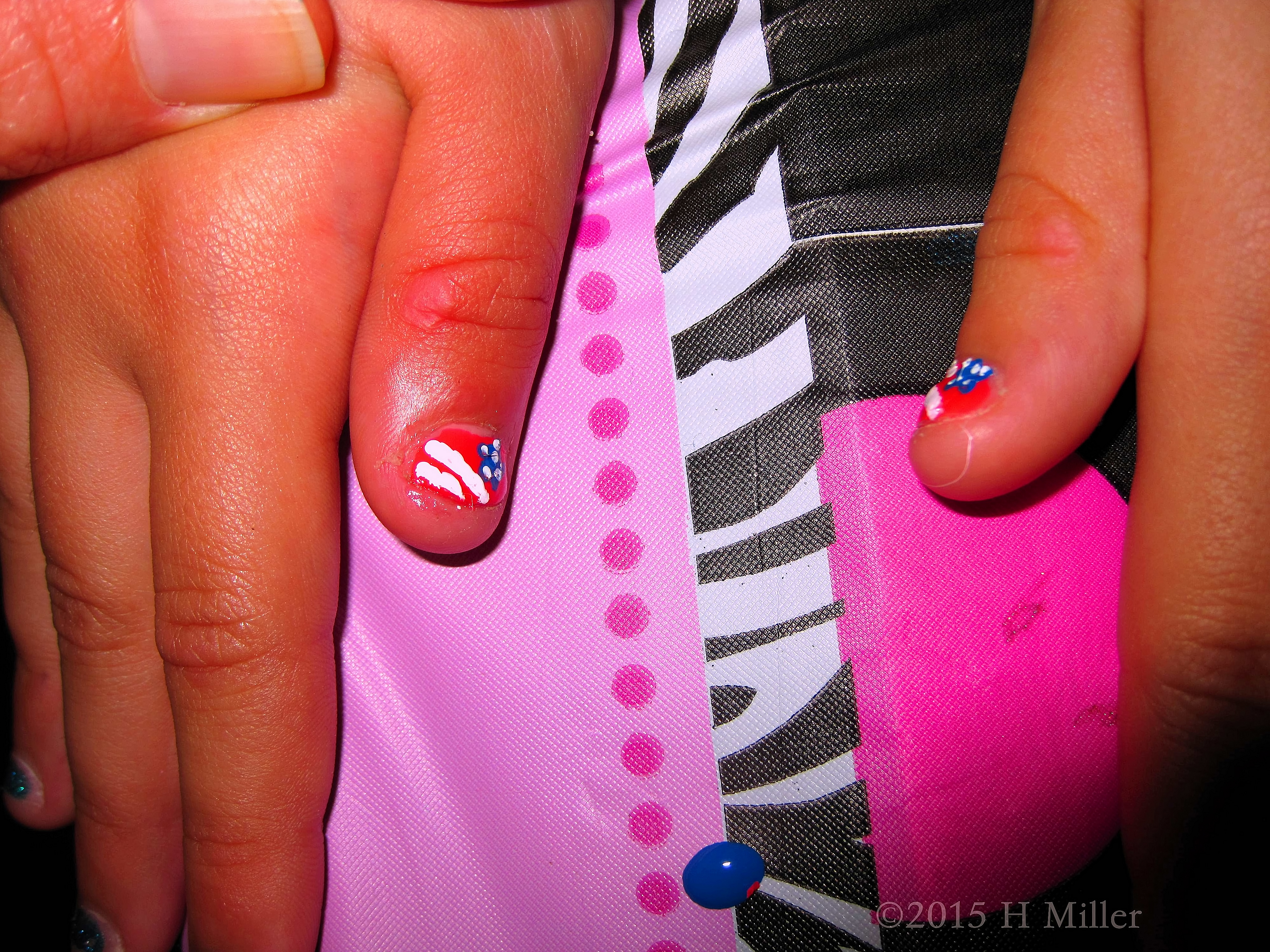 American Flags Kids Nail Art! American Flags Kids Nail Art!