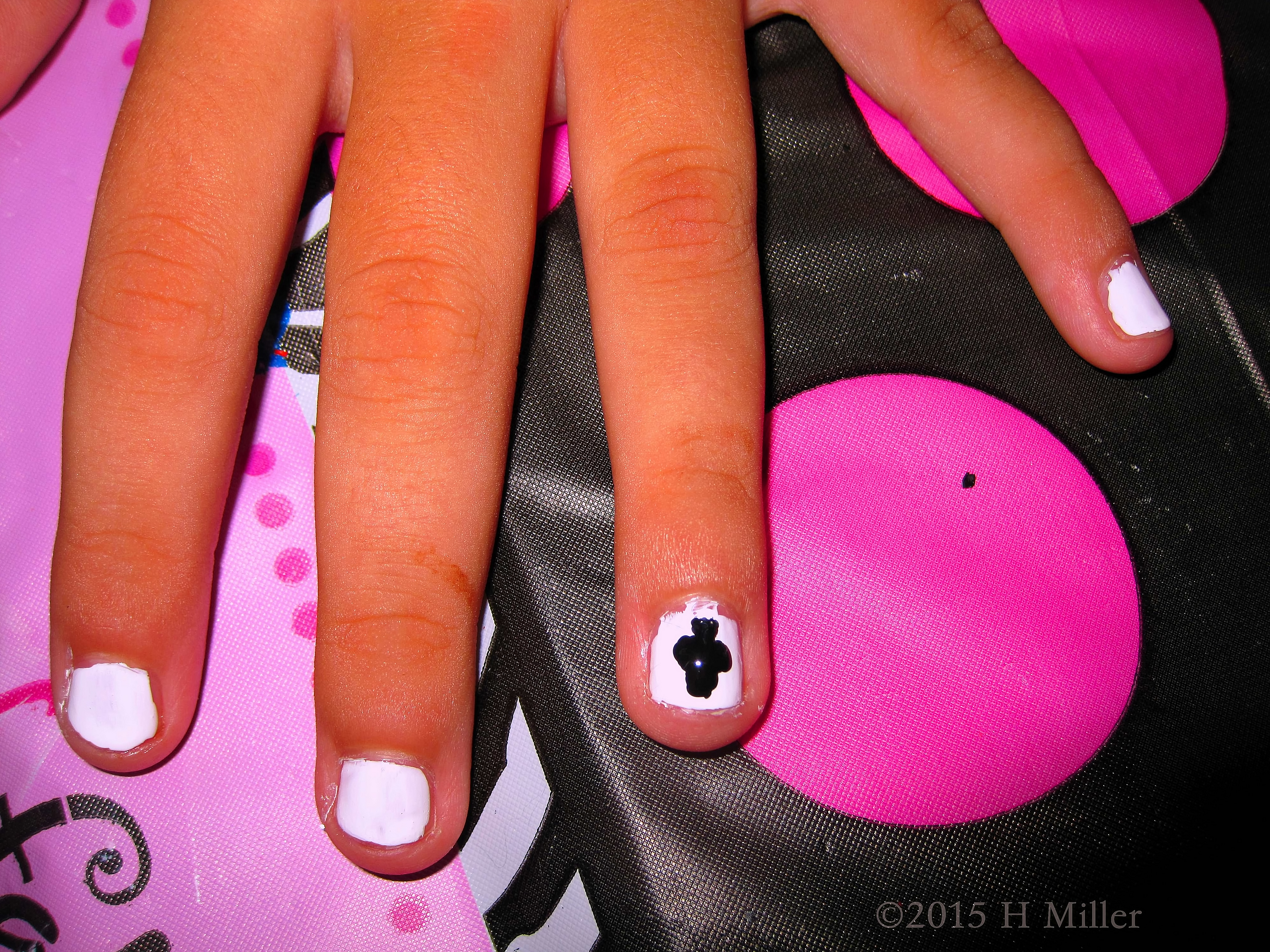 White Polish And Cards Club Symbol. White Polish And Cards Club Symbol.