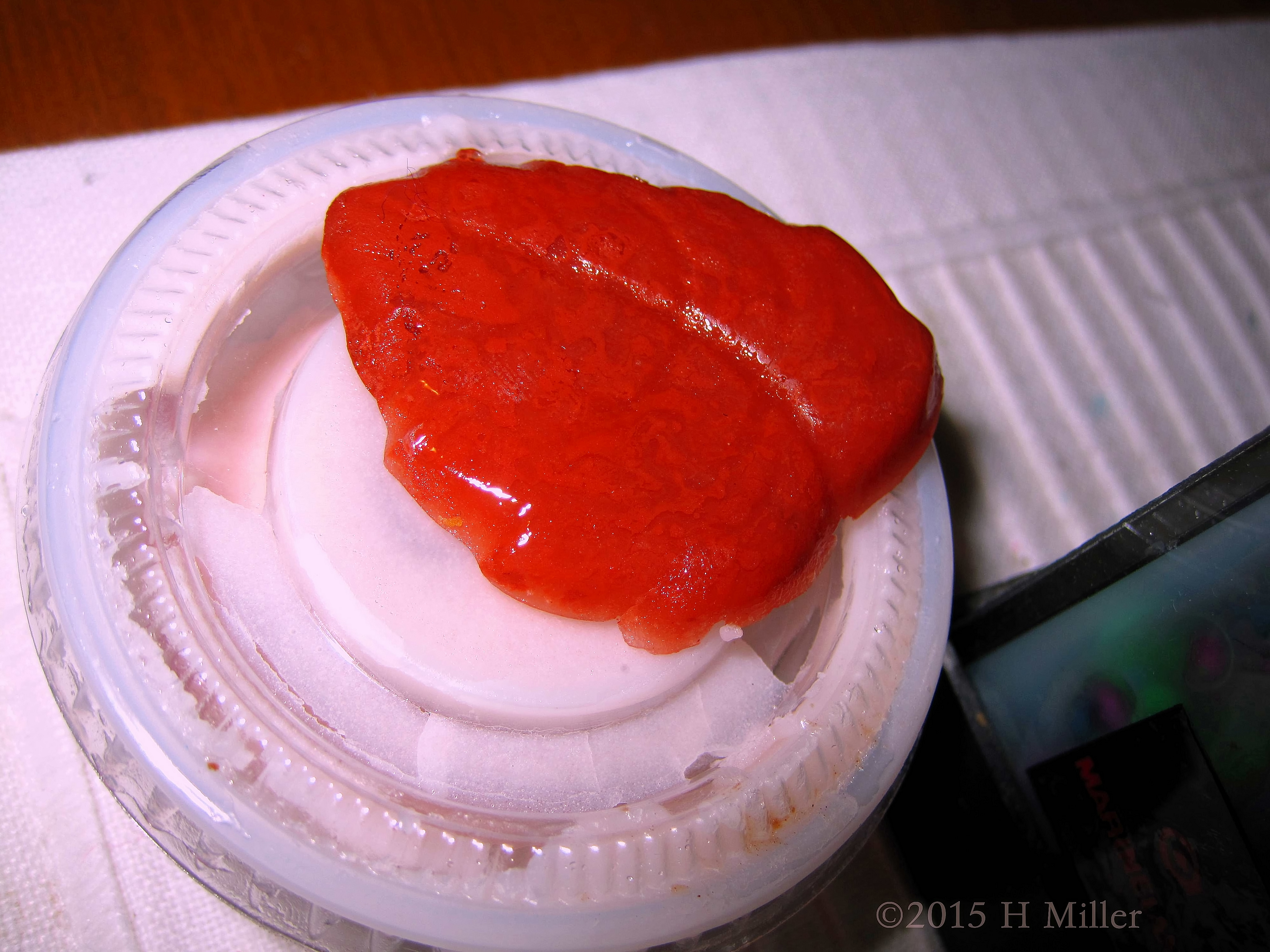 Leaf Shaped Homemade Soap With Lip Balm. Leaf Shaped Homemade Soap With Lip Balm.