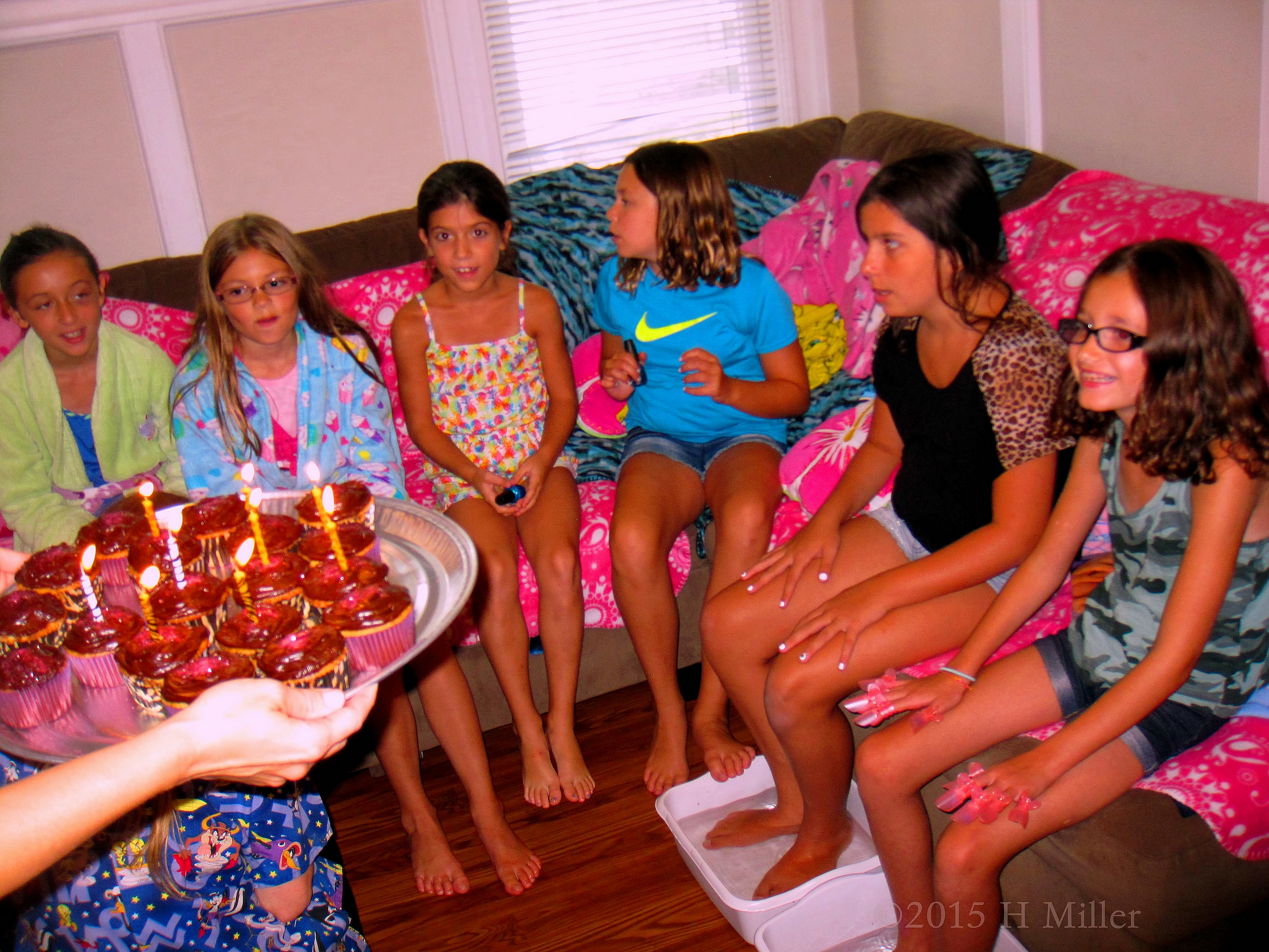 Singing Happy Birthday To Mandy. Singing Happy Birthday To Mandy.