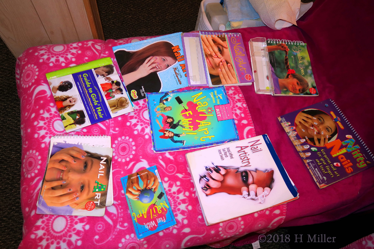 Various Nail Art Picture Books For The Kids To Explore And Choose The Best From! 