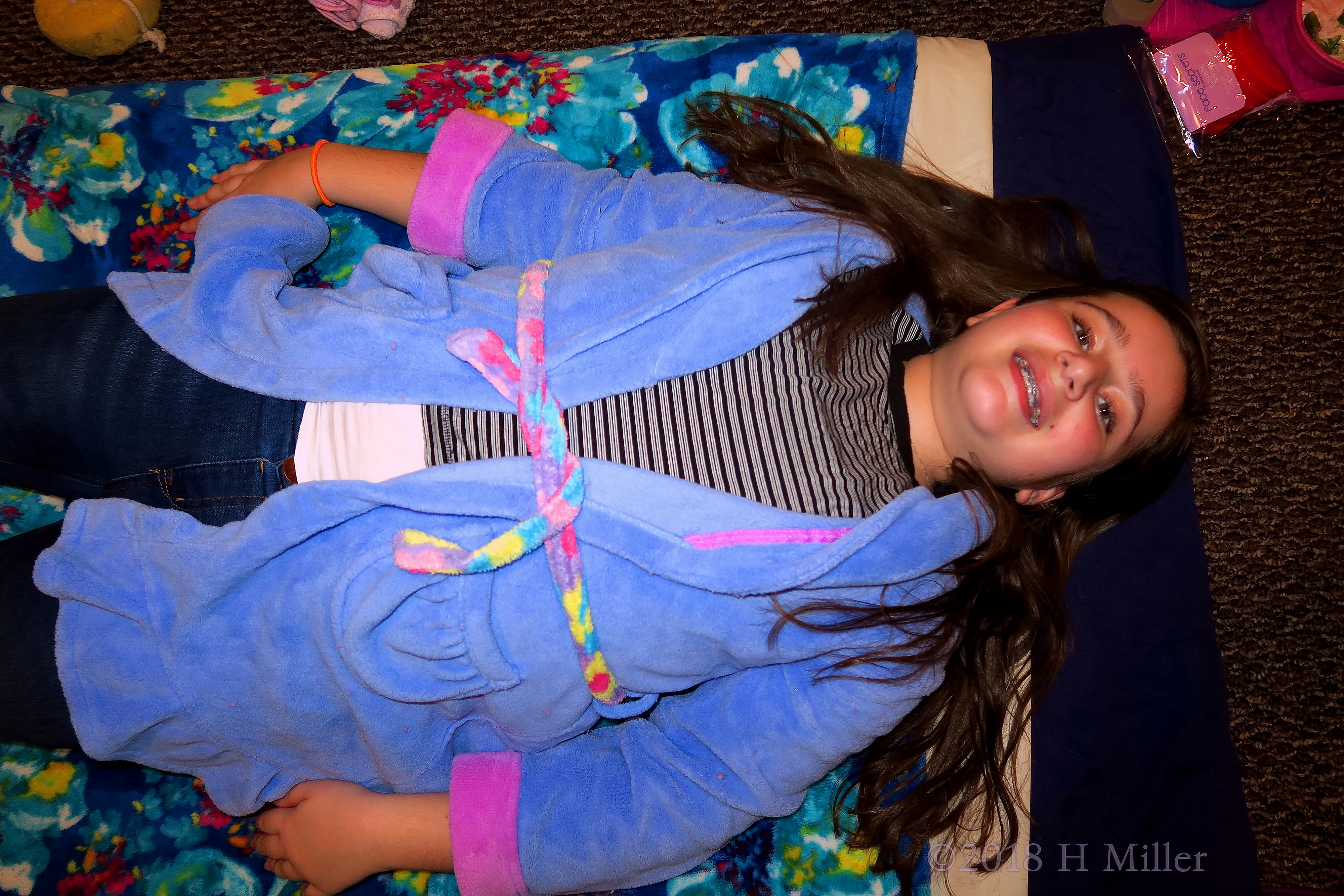 Amanda Is All Ready For Her Kids Facial Session. Amanda Is All Ready For Her Kids Facial Session.