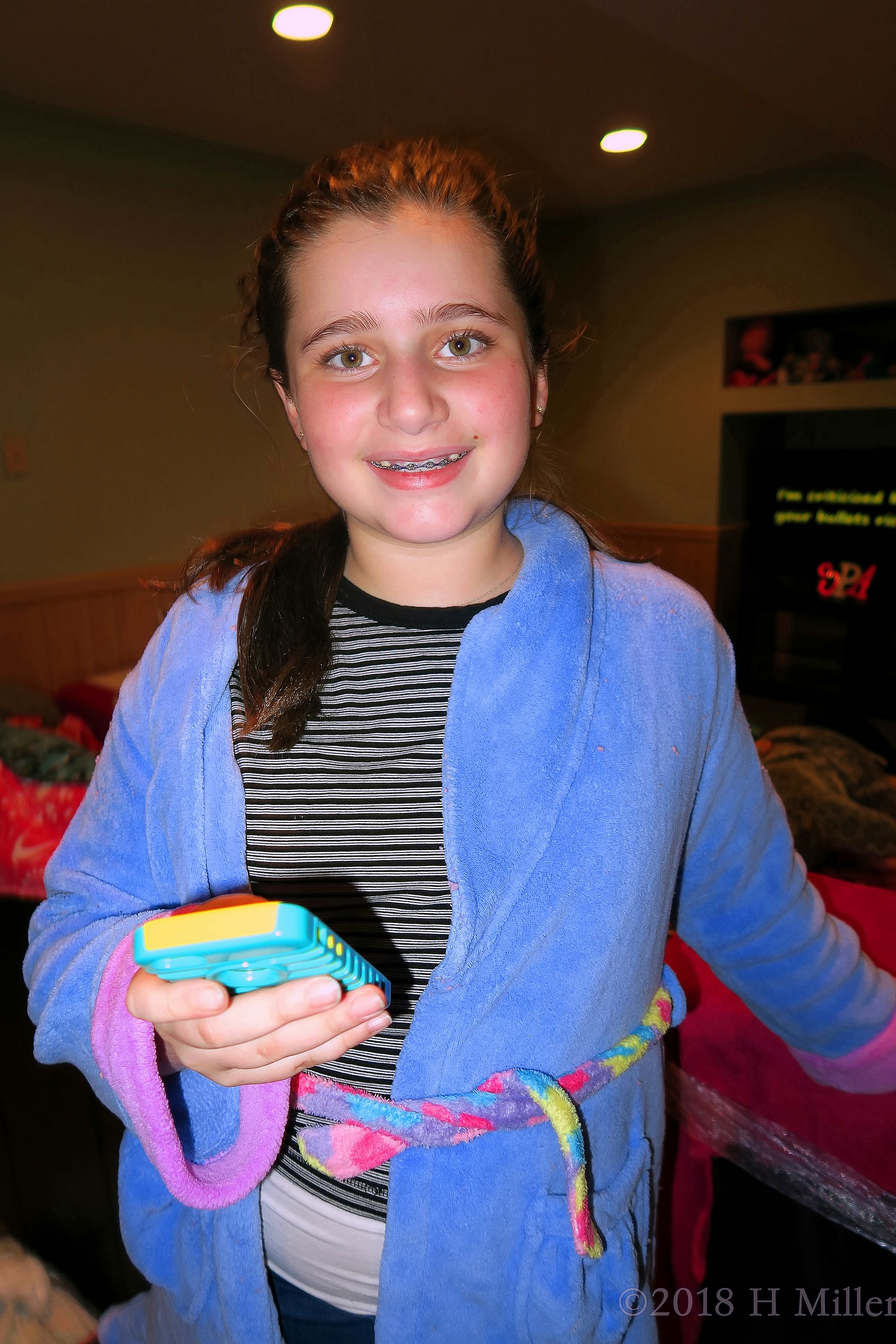 Birthday Girl Poses For A Lovely Picture. Birthday Girl Poses For A Lovely Picture.