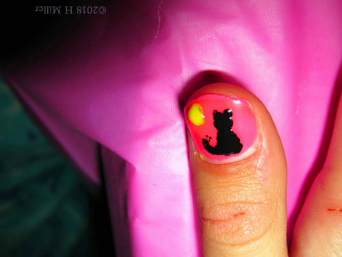 Cute Kitty Nail Art For Kids!