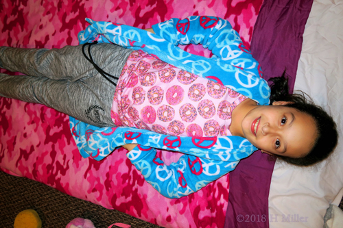 Excited For Her Kids Facial Activity! Excited For Her Kids Facial Activity!