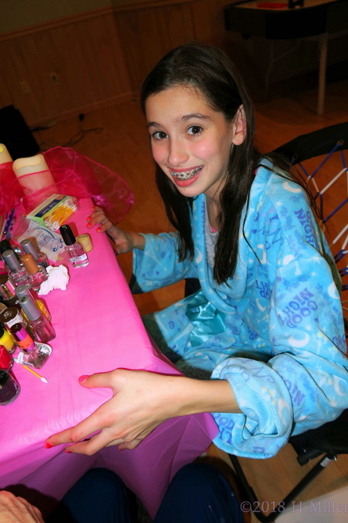 Feeling Excited At The Kids Manicure Station! Feeling Excited At The Kids Manicure Station!