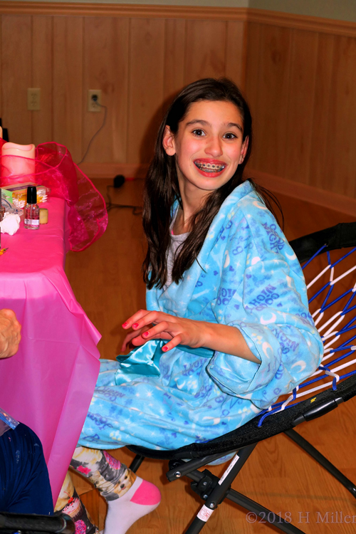 Mini Manicure Is An Important And Fun Part Of The Kids Spa Party!