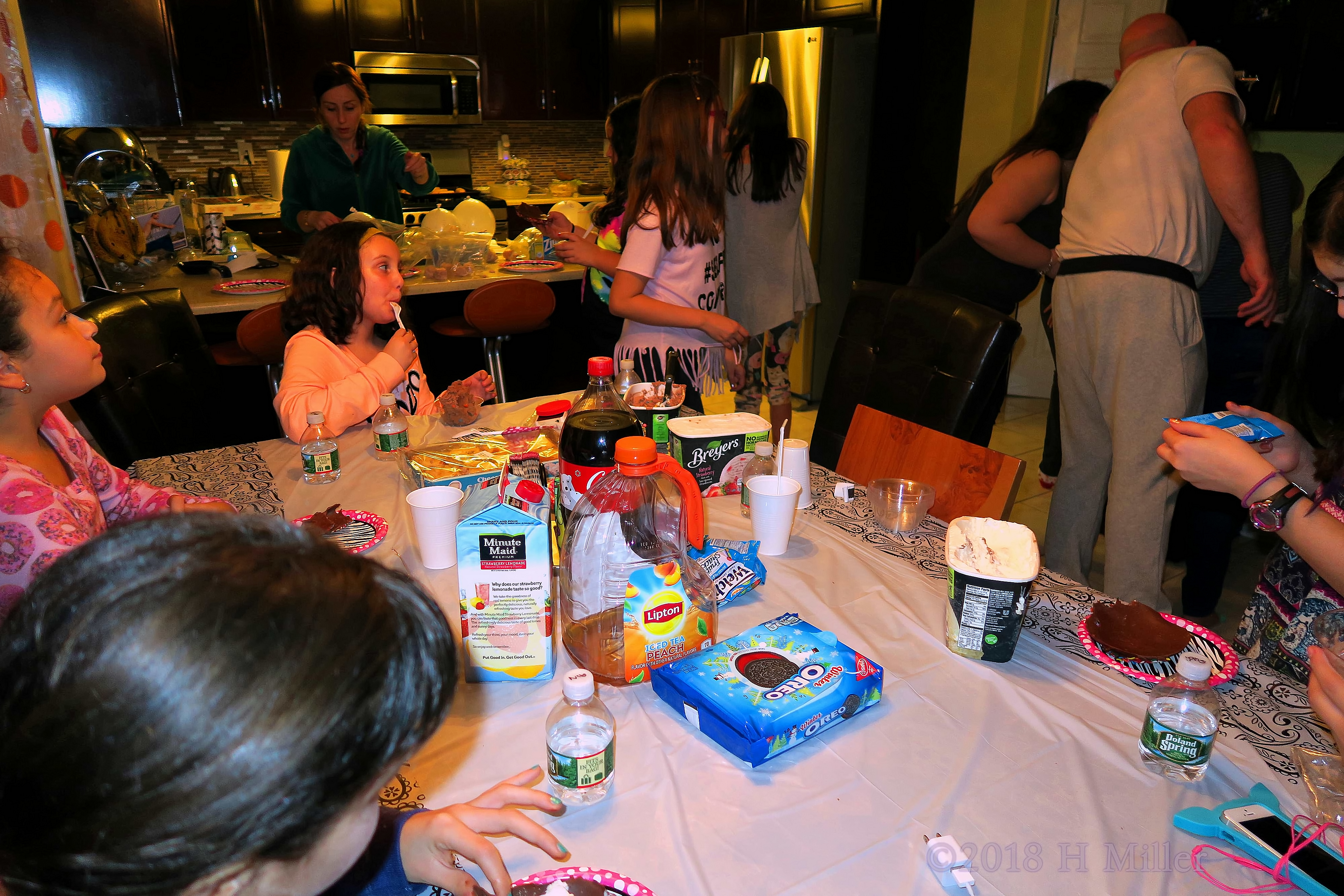 Kids Having Fun At The Snack Area! Kids Having Fun At The Snack Area!