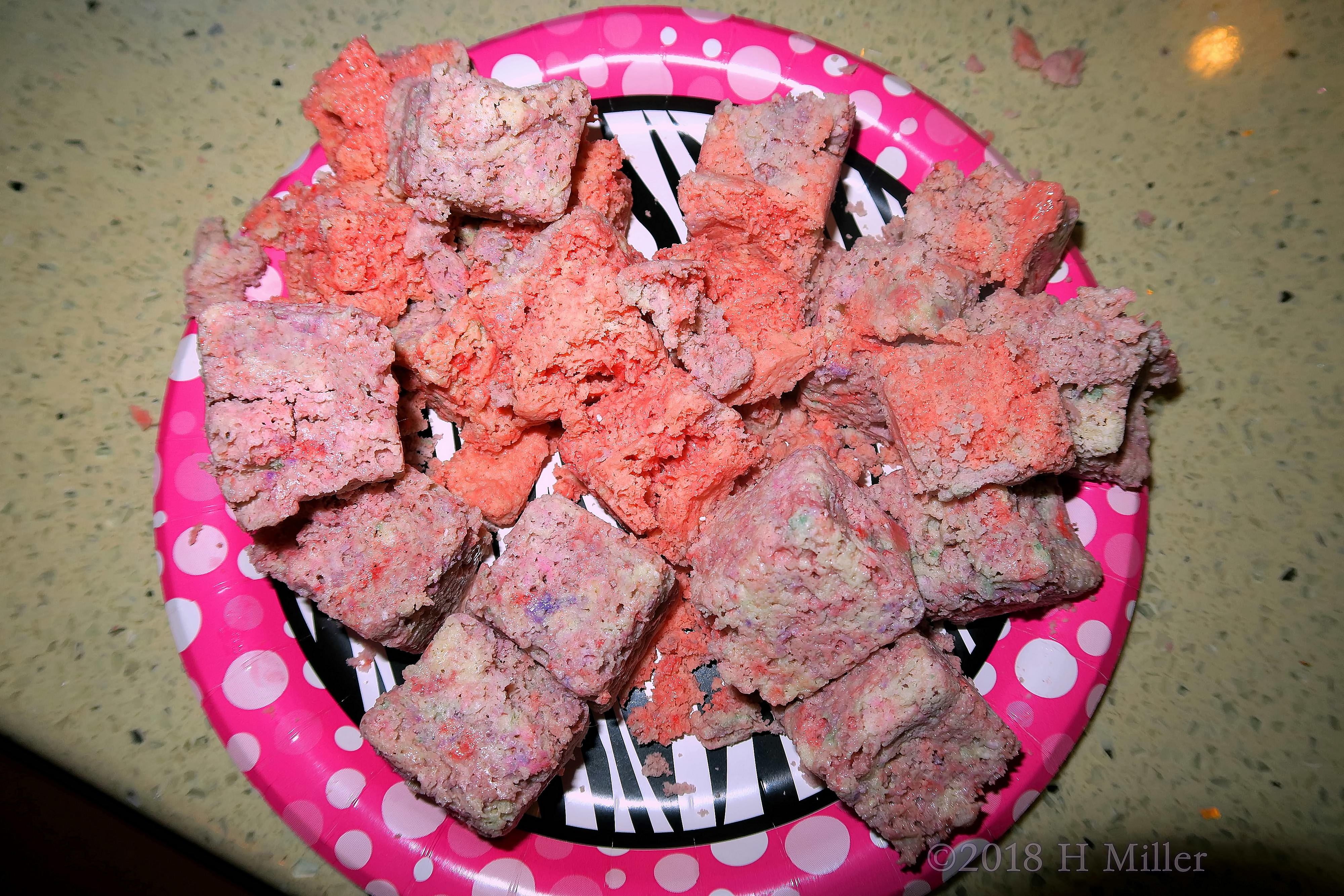 Plate Full Of Cubes Of Fizzy Bath Bomb Crafts For Kids! 