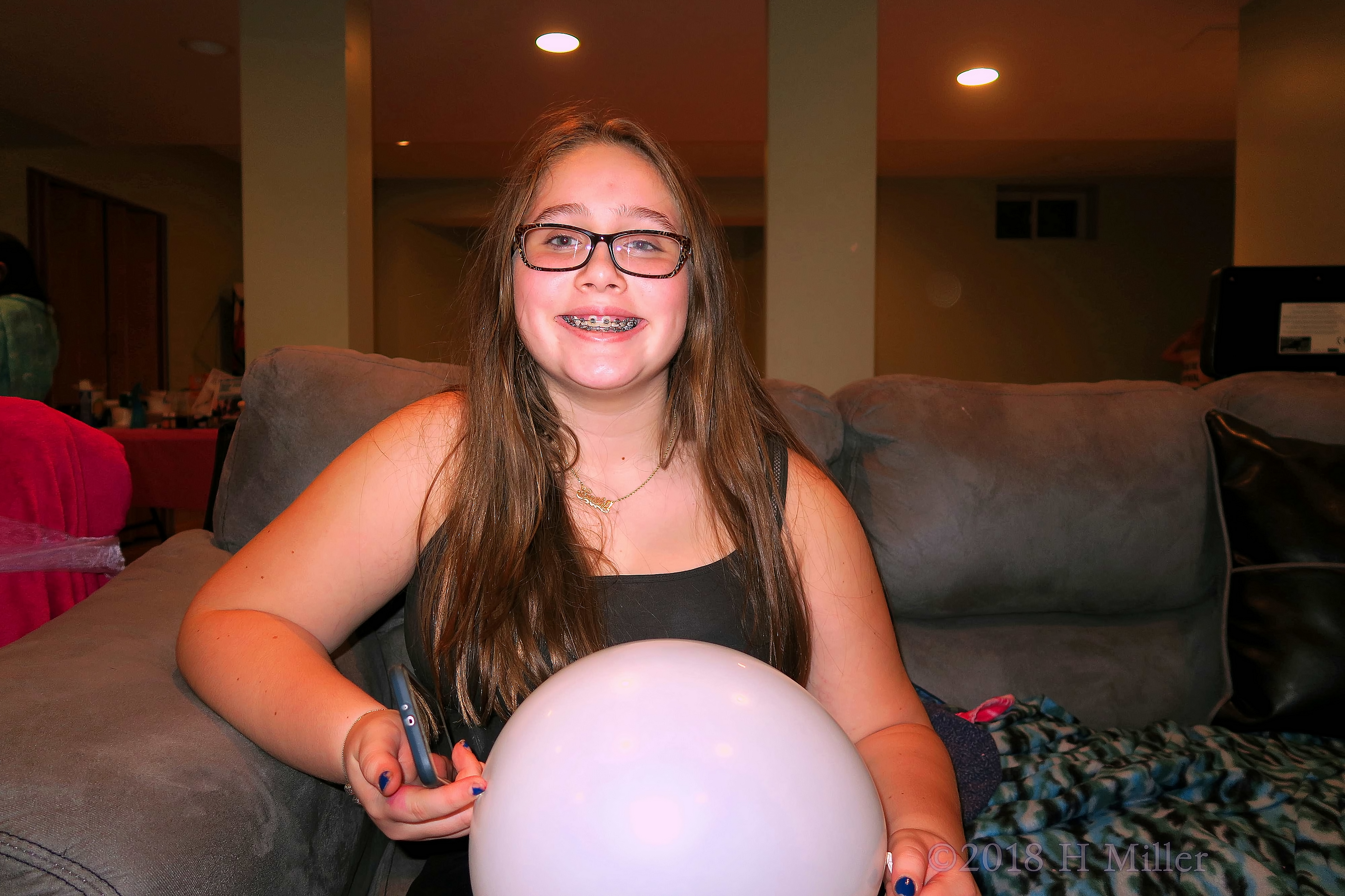 Smiling Big At The Kids Spa Party! Smiling Big At The Kids Spa Party!