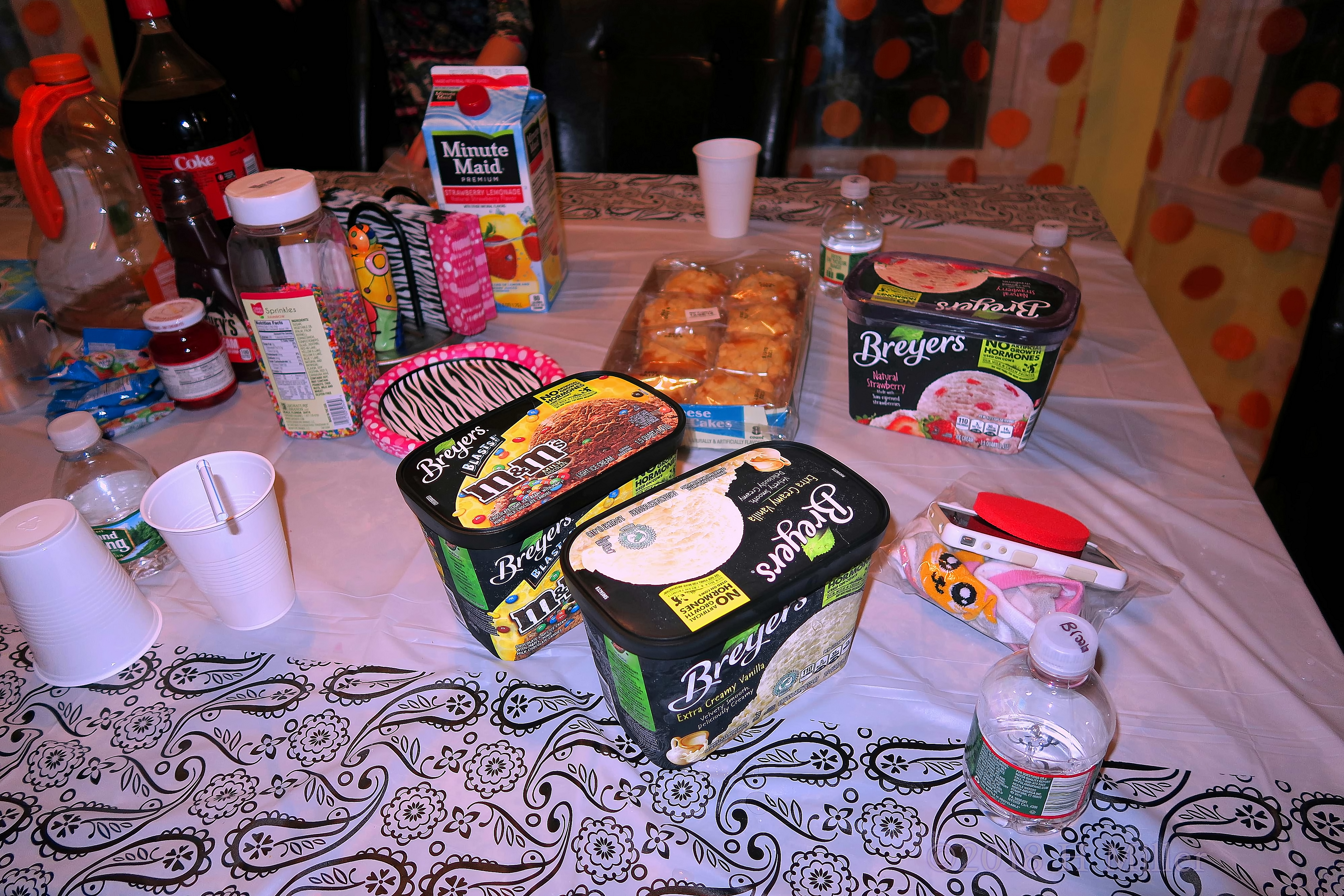 Variety Of Snacks For Spa Party Guests! Variety Of Snacks For Spa Party Guests!