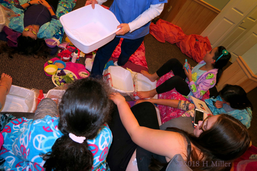 Everyone Is All Set For The Kids Pedicure Session! Everyone Is All Set For The Kids Pedicure Session!